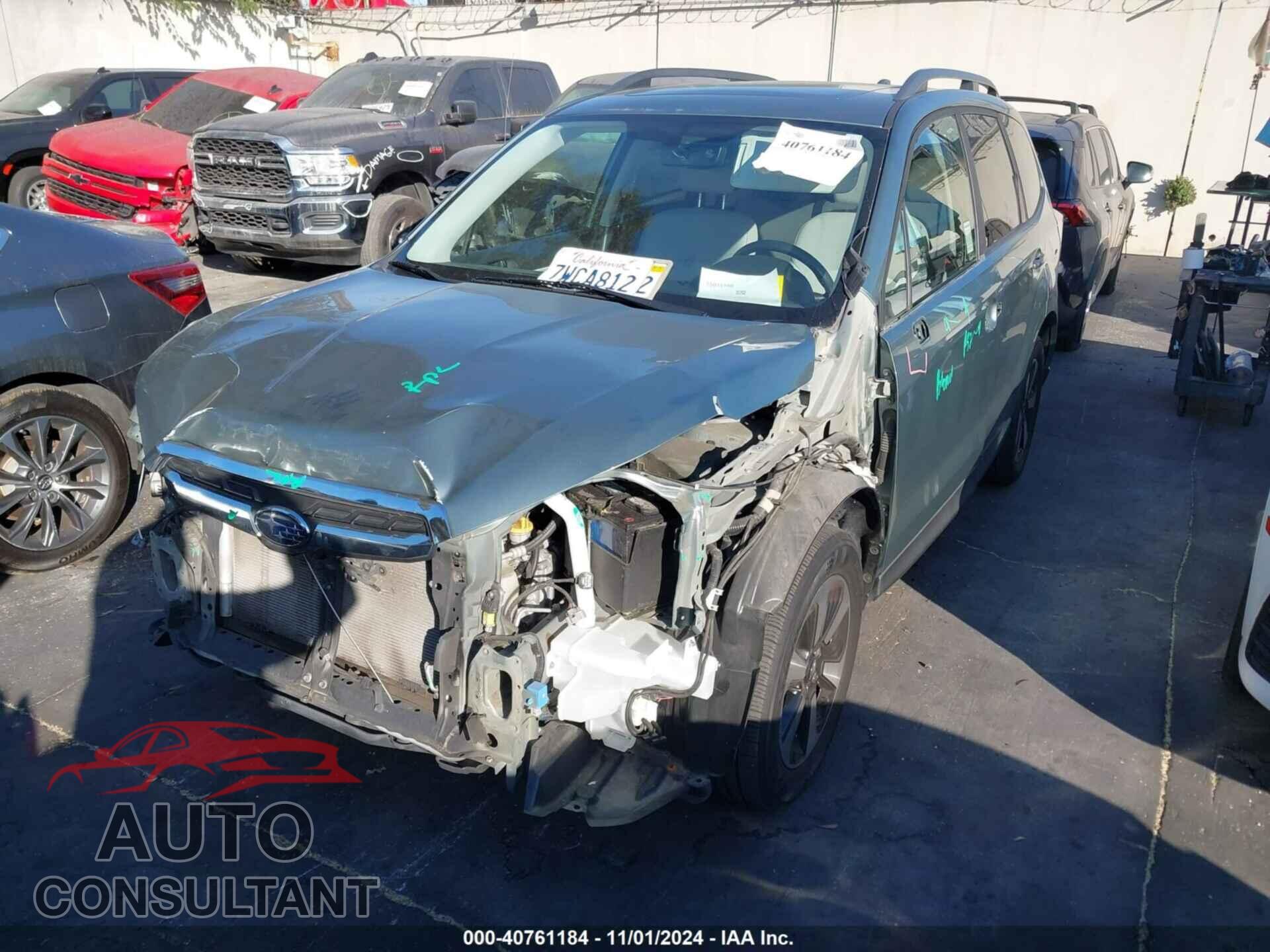 SUBARU FORESTER 2017 - JF2SJAEC5HH461143
