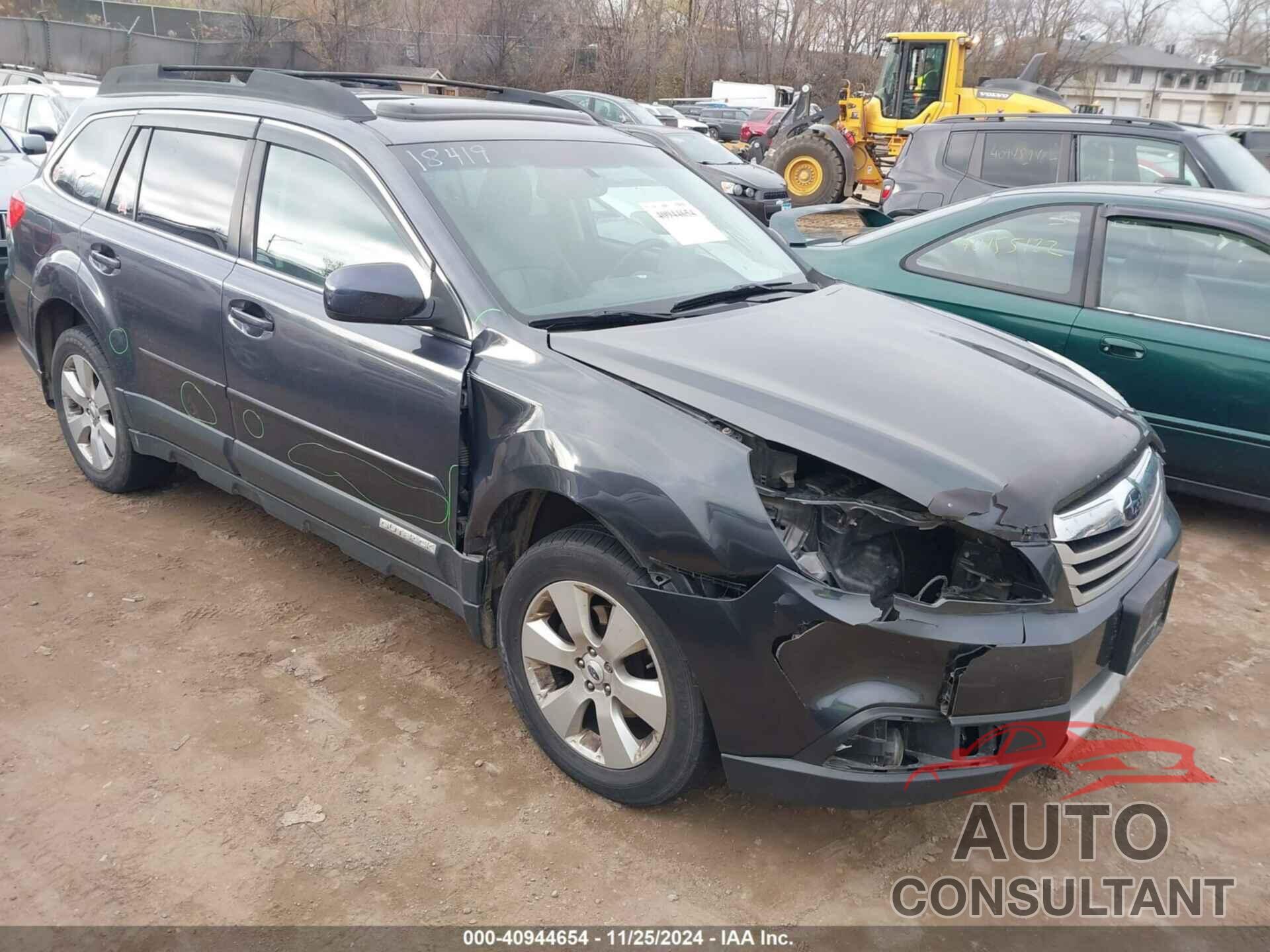 SUBARU OUTBACK 2012 - 4S4BRBKC4C3218569