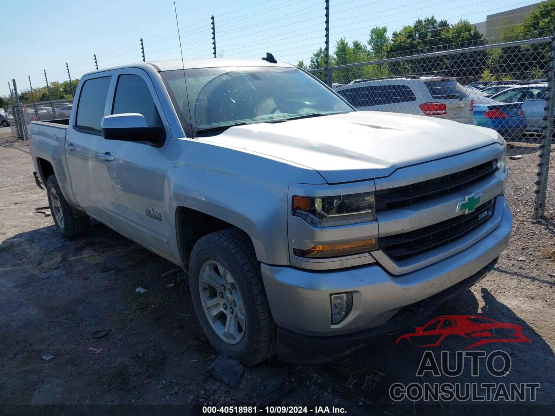 CHEVROLET SILVERADO 1500 2018 - 3GCUKREC0JG197218
