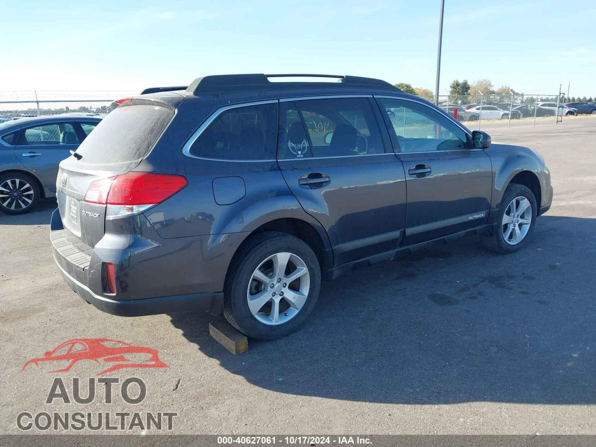 SUBARU OUTBACK 2013 - 4S4BRCCC8D3311987