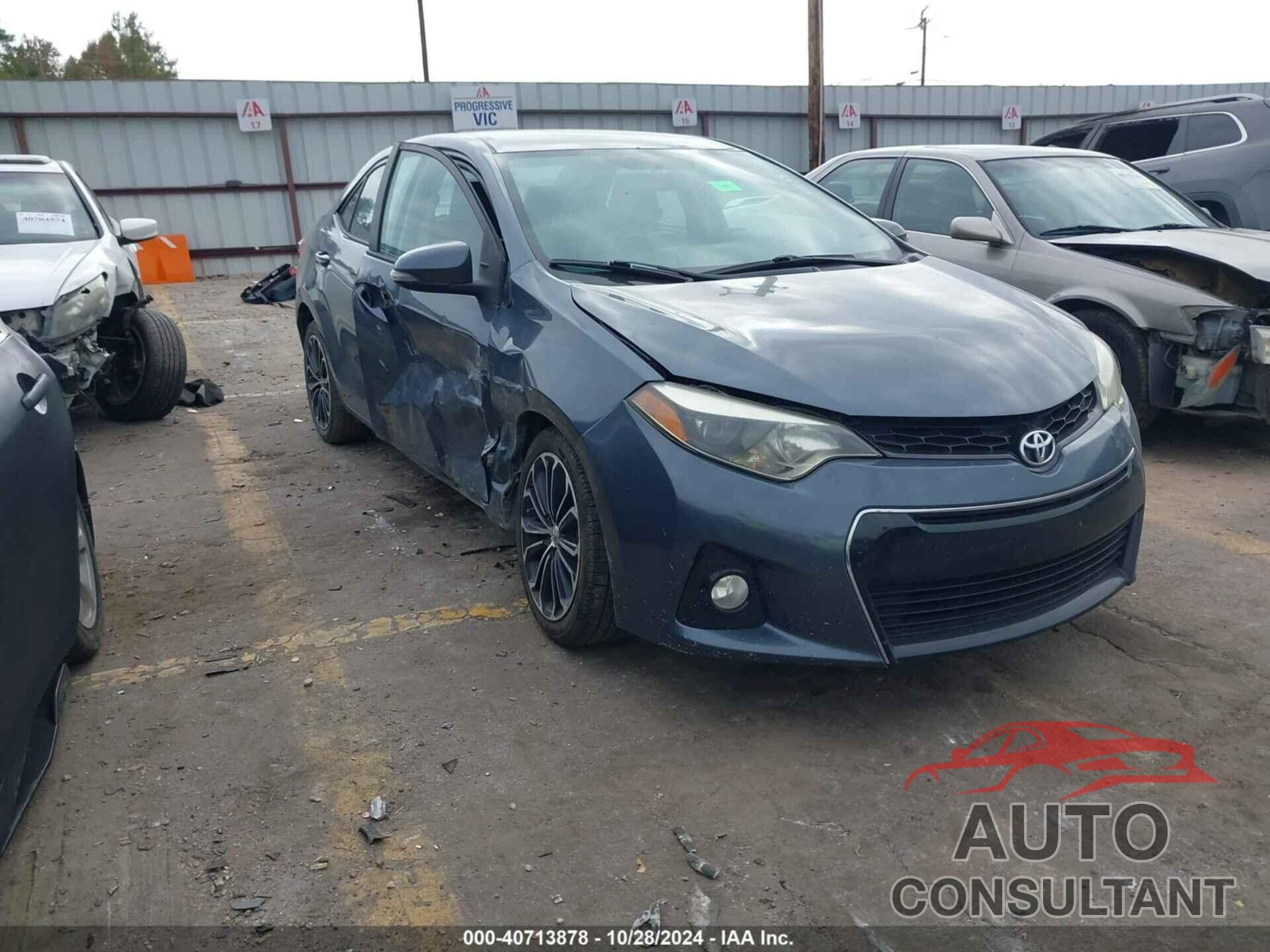 TOYOTA COROLLA 2016 - 2T1BURHE1GC709781