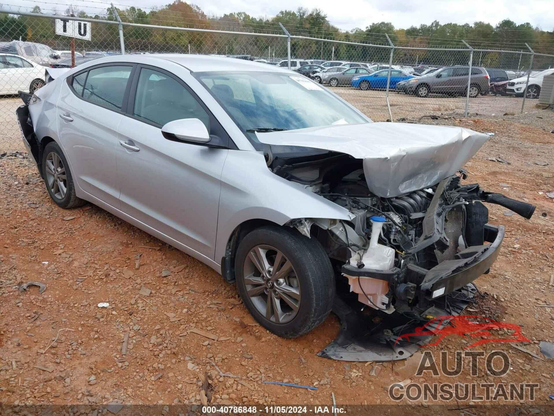 HYUNDAI ELANTRA 2017 - 5NPD84LF8HH060480