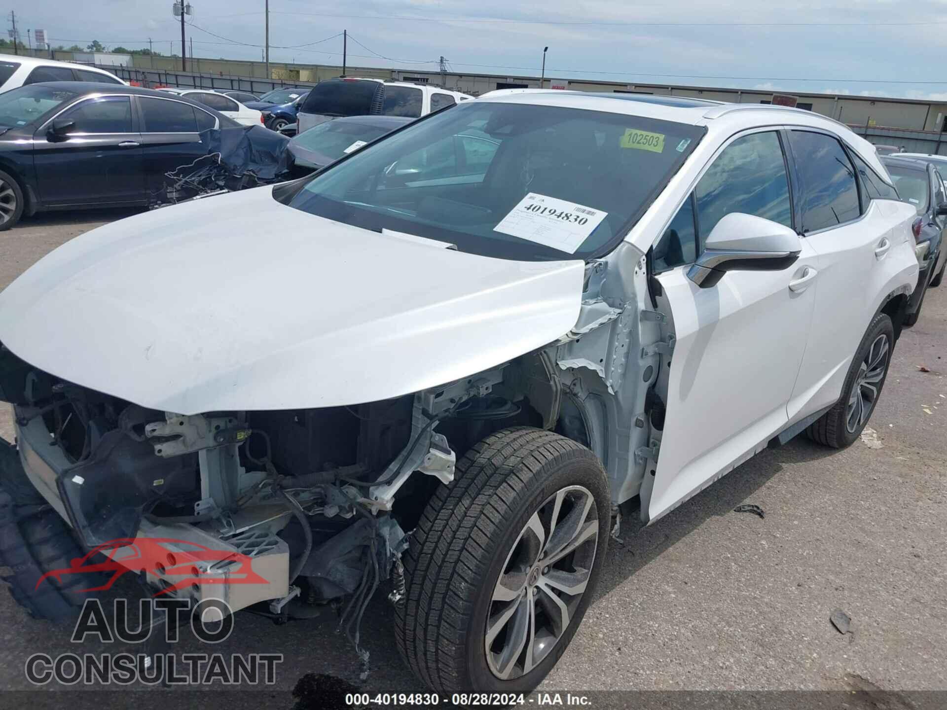 LEXUS RX 350 2016 - 2T2ZZMCAXGC004657
