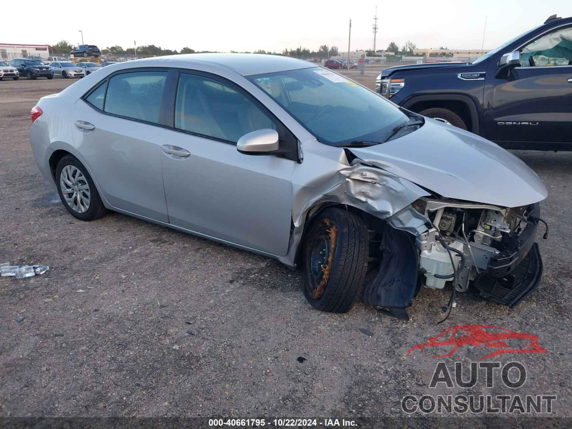 TOYOTA COROLLA 2017 - 2T1BURHEXHC855534
