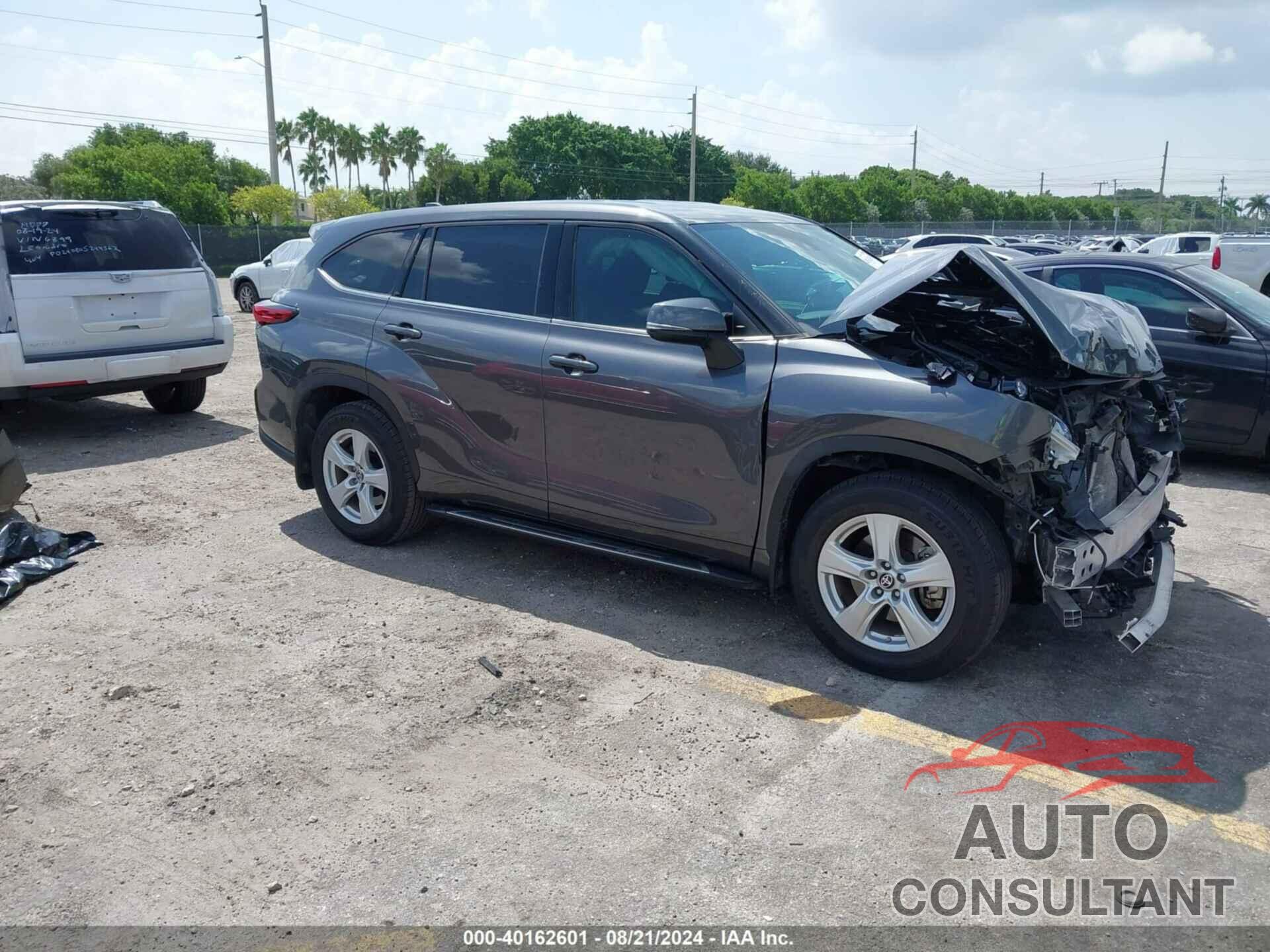 TOYOTA HIGHLANDER 2021 - 5TDCZRAH7MS075311