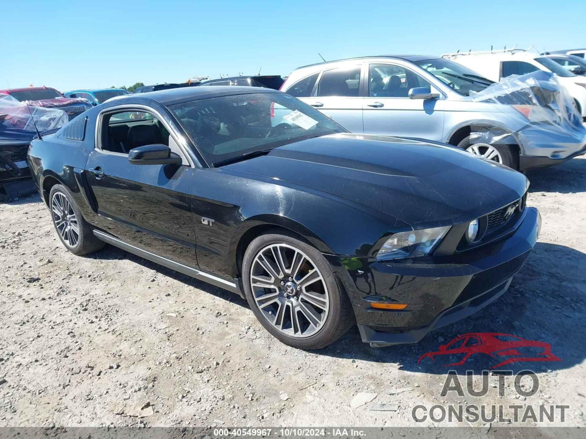 FORD MUSTANG 2010 - 1ZVBP8CH7A5127348