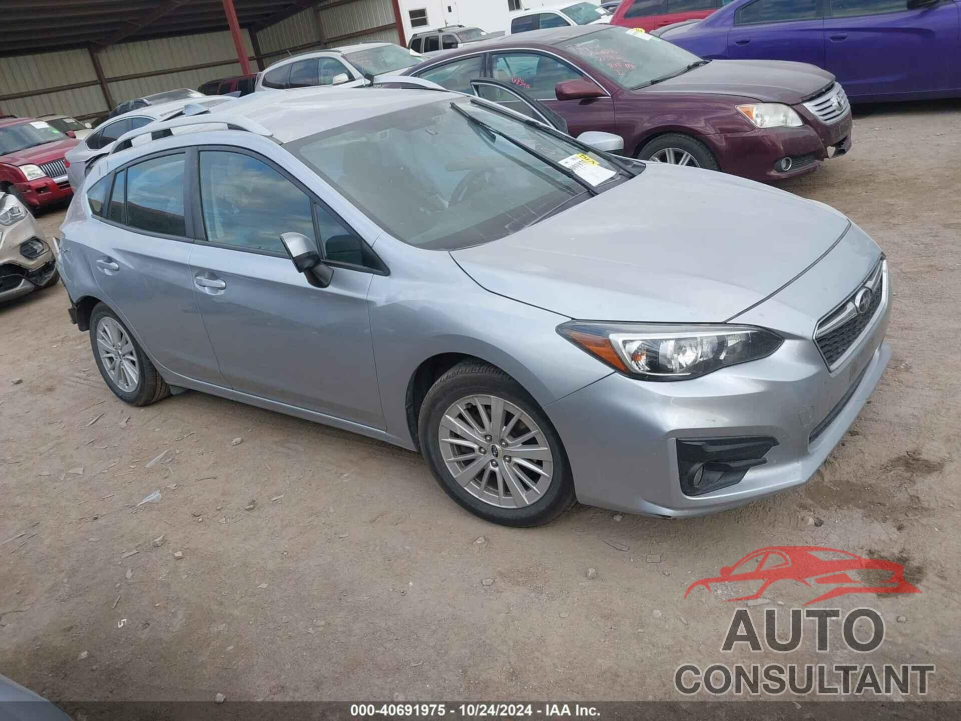 SUBARU IMPREZA 2018 - 4S3GTAD66J3709929