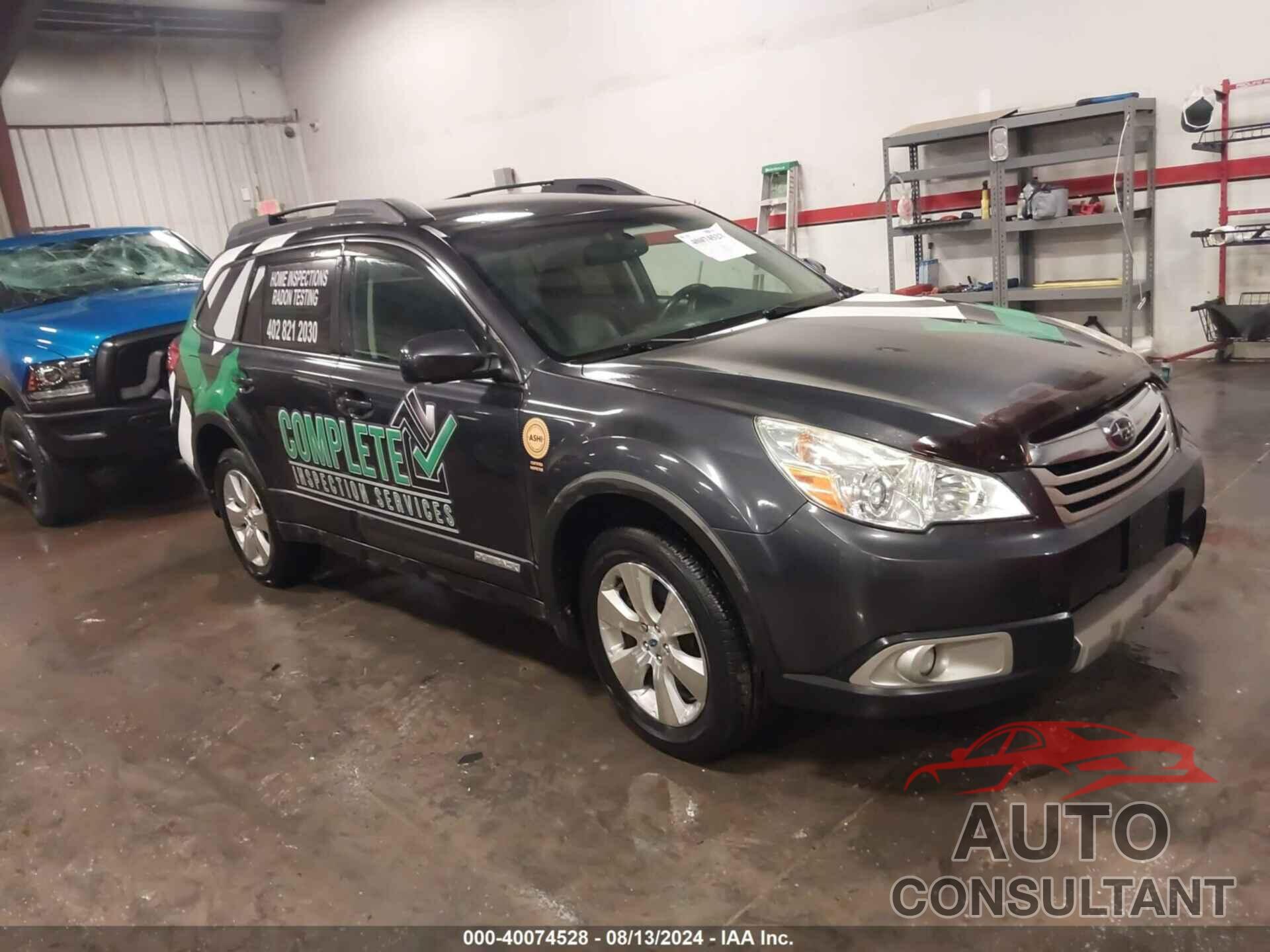 SUBARU OUTBACK 2012 - 4S4BREJC4C2253105