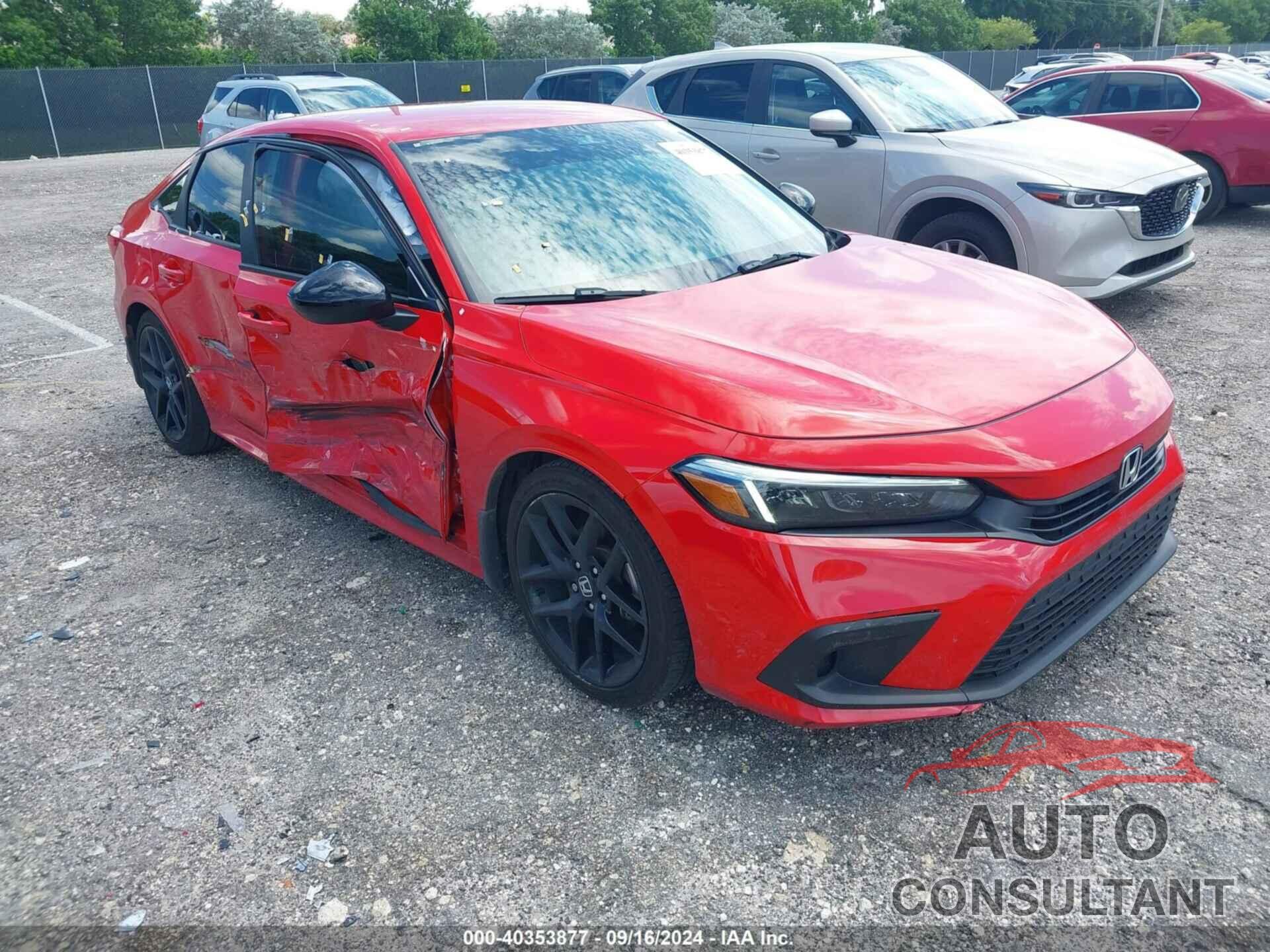 HONDA CIVIC 2024 - 2HGFE2F54RH513935