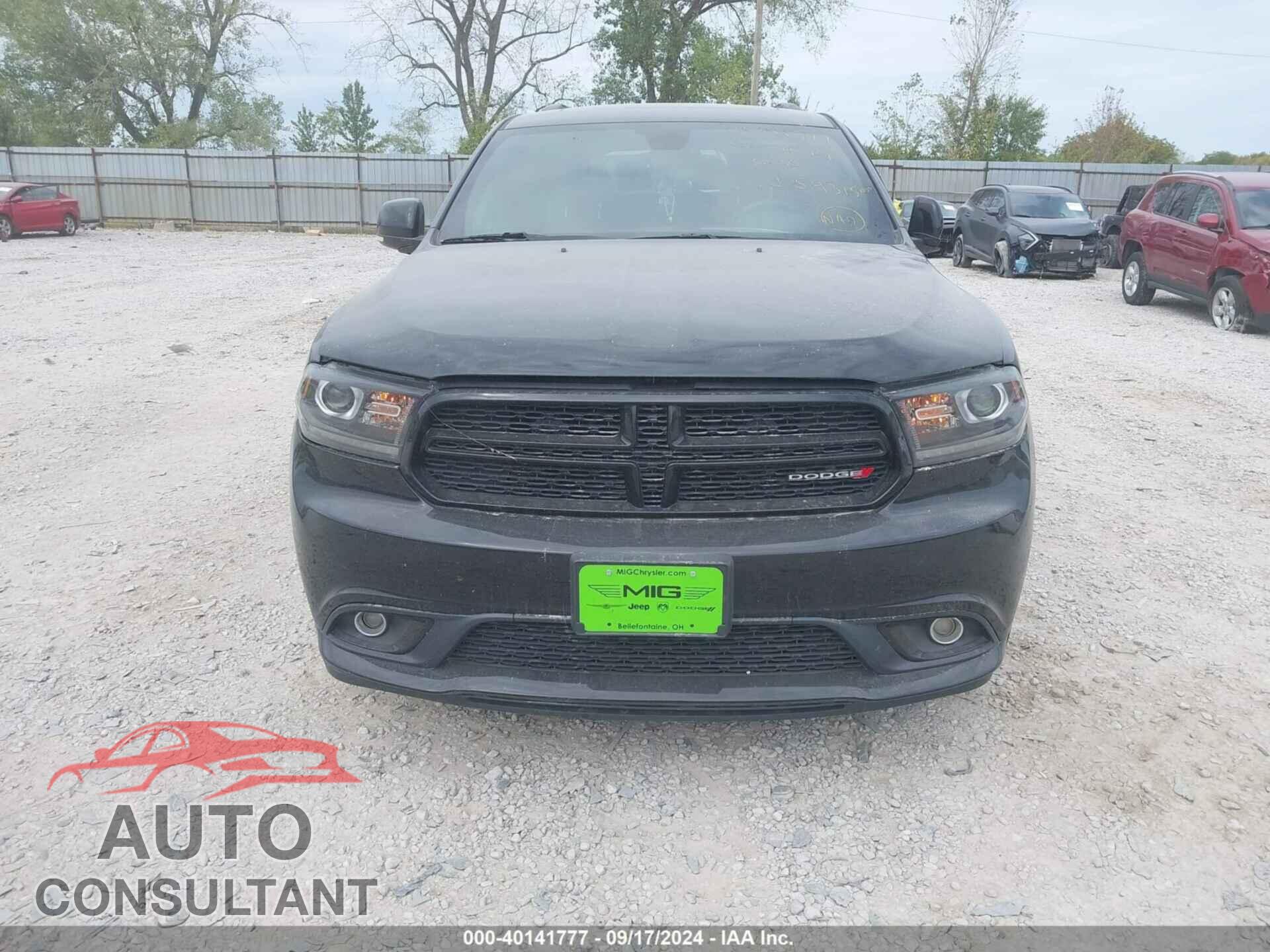 DODGE DURANGO 2018 - 1C4RDJDG0JC291348