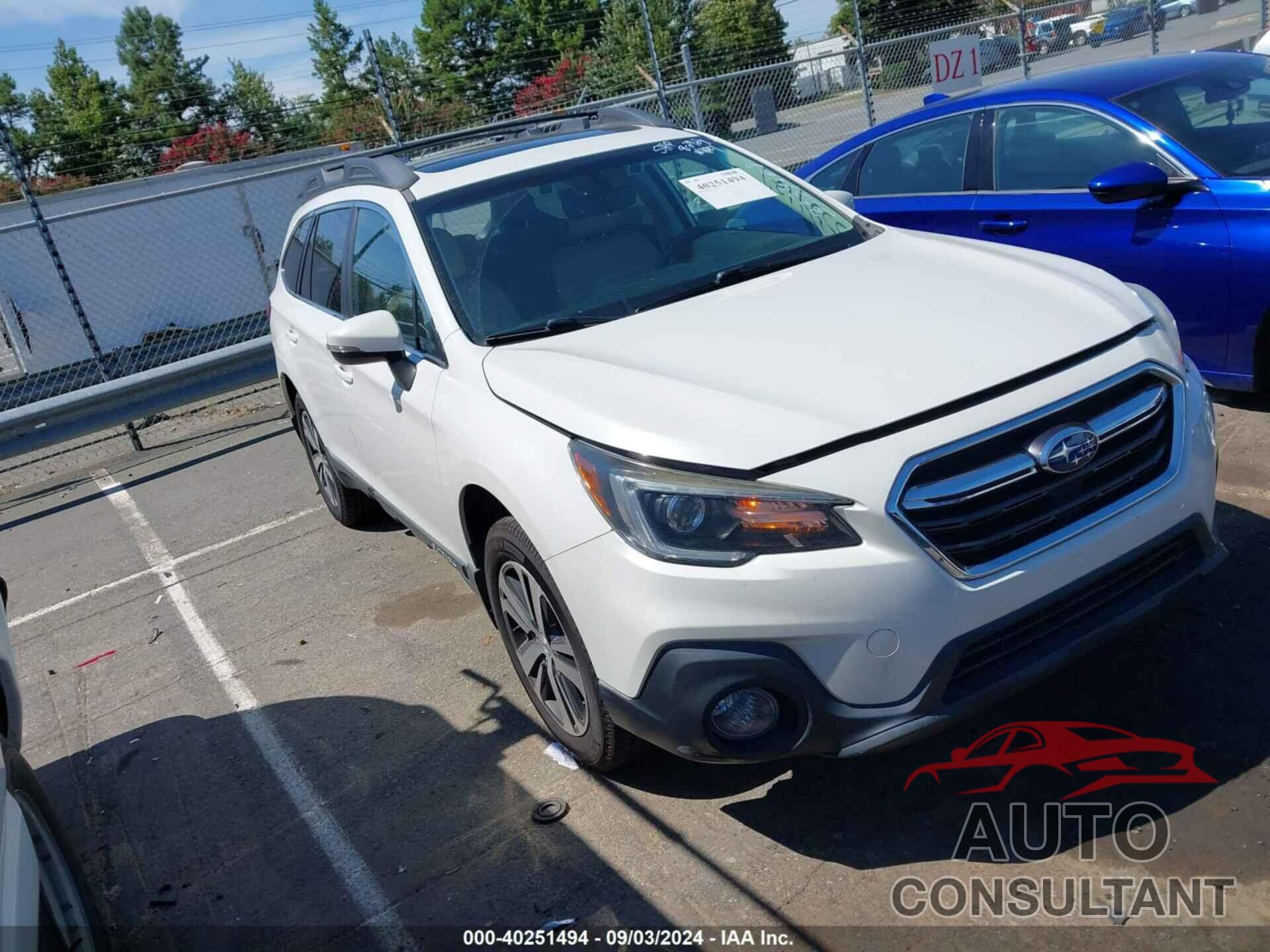 SUBARU OUTBACK 2019 - 4S4BSANC3K3334127
