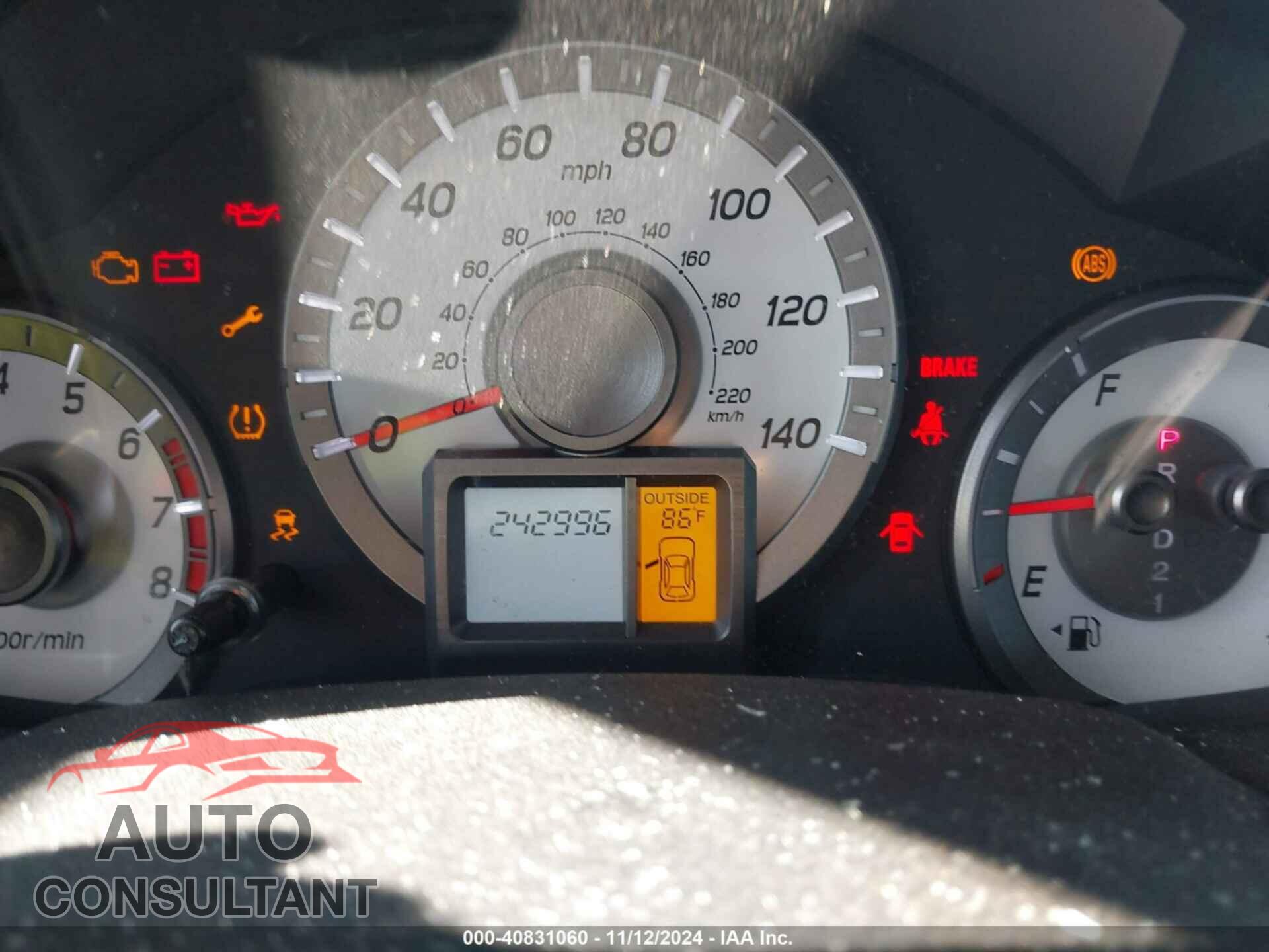 HONDA PILOT 2012 - 5FNYF3H55CB022813