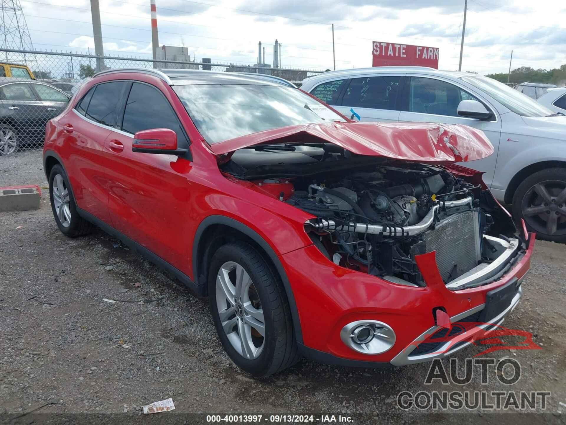 MERCEDES-BENZ GLA 250 2018 - WDCTG4GB9JJ446063