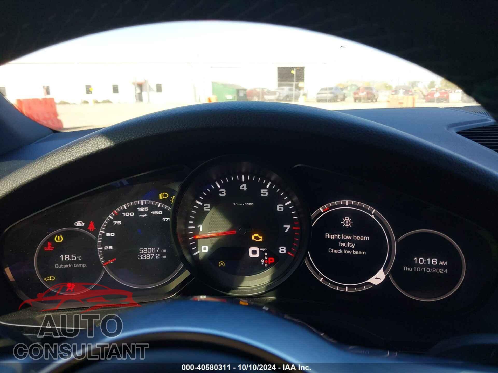 PORSCHE CAYENNE 2019 - WP1AA2AY0KDA13097