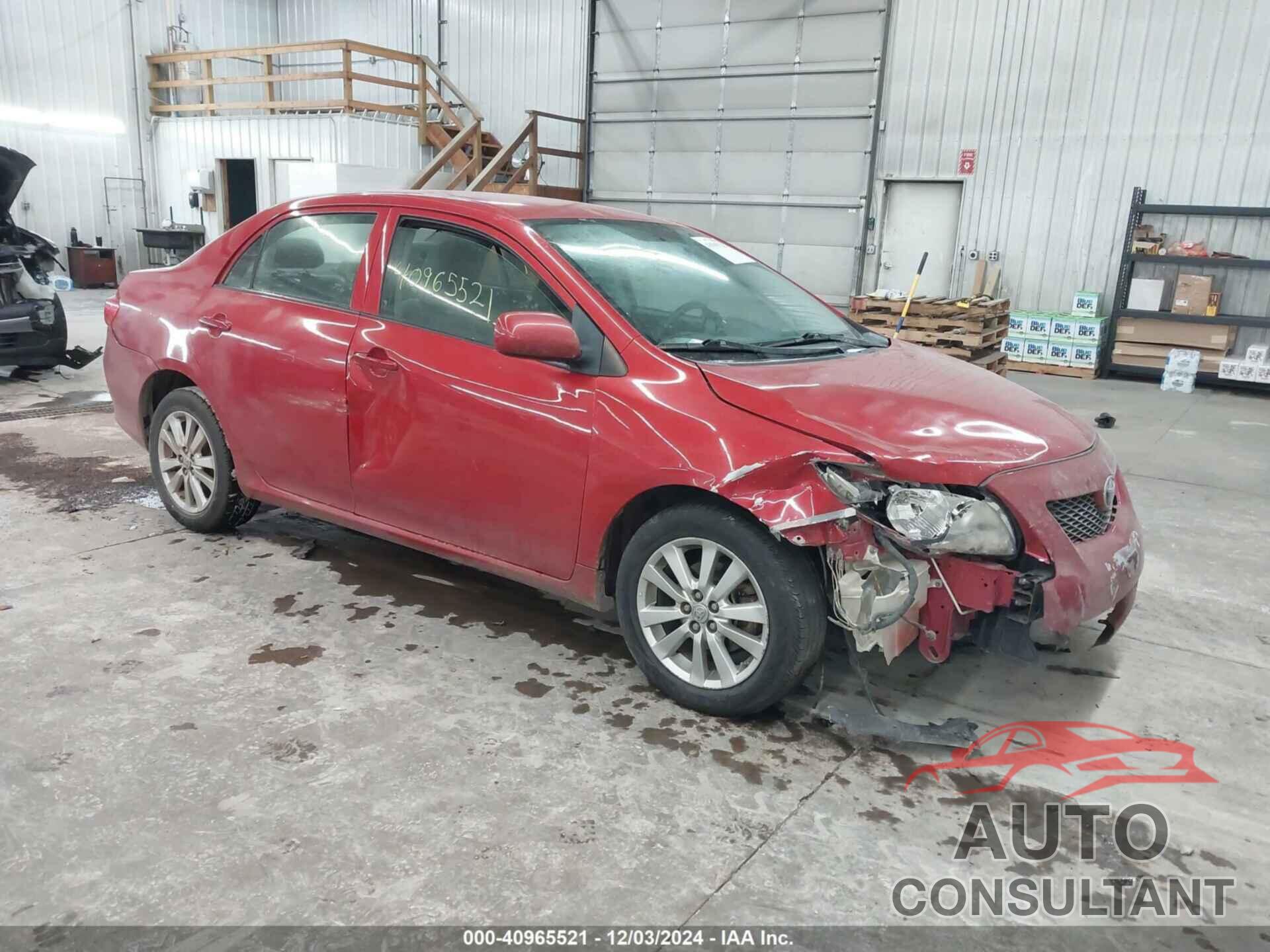 TOYOTA COROLLA 2010 - 1NXBU4EE6AZ236652