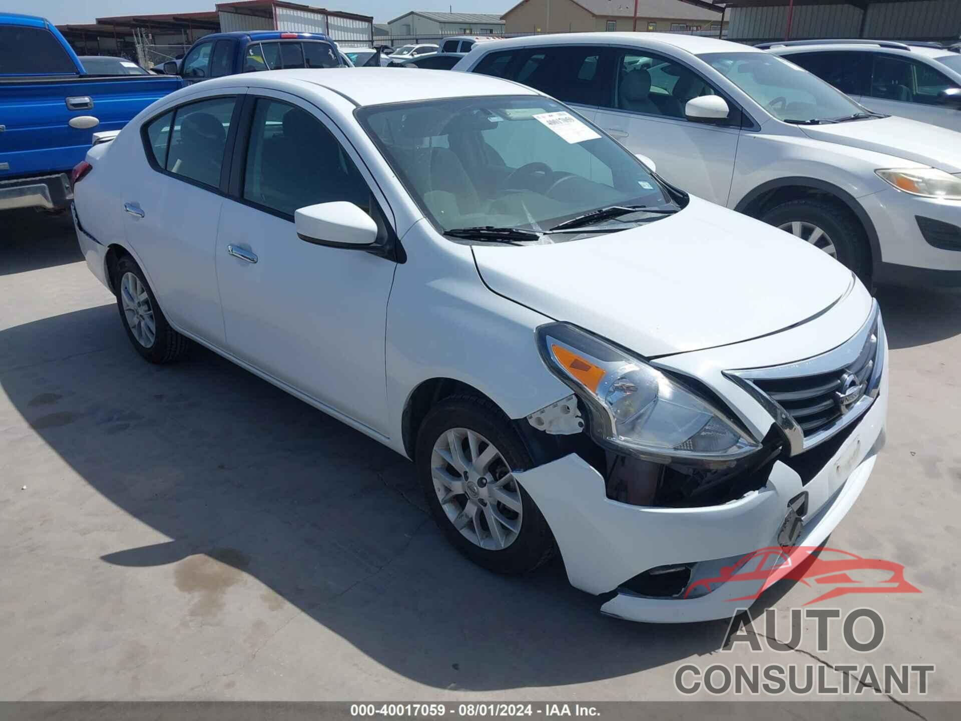 NISSAN VERSA 2019 - 3N1CN7AP3KL826594