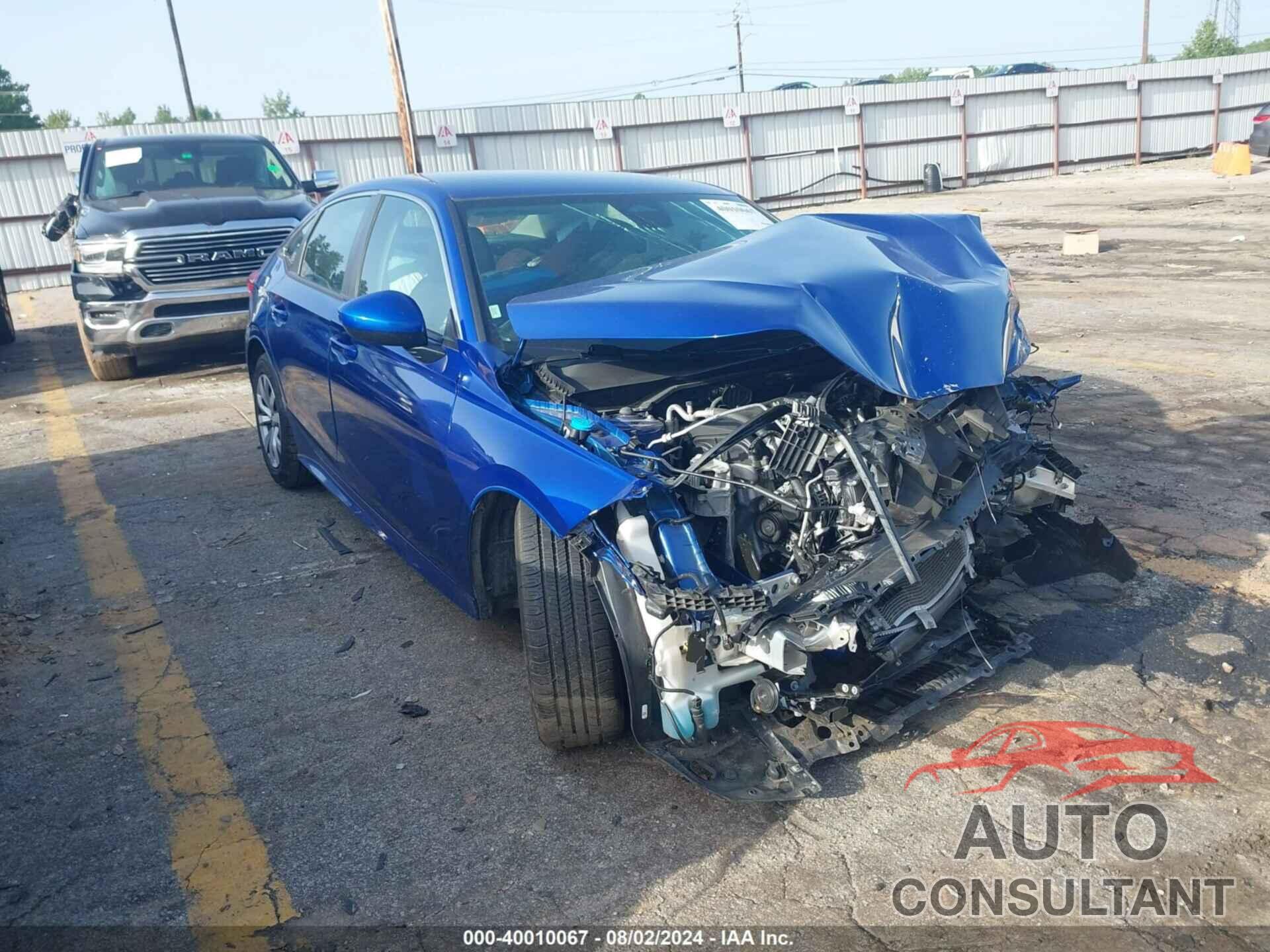 HONDA CIVIC 2022 - 2HGFE2F26NH506369