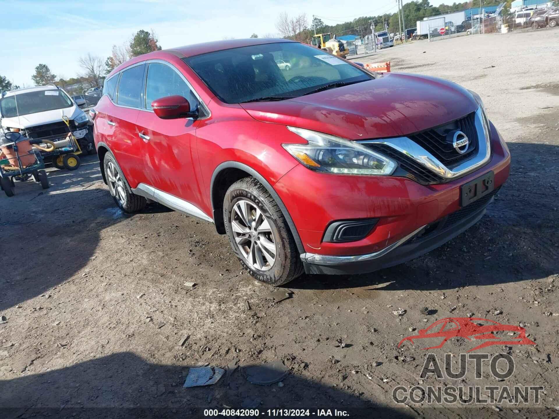 NISSAN MURANO 2018 - 5N1AZ2MG5JN133544