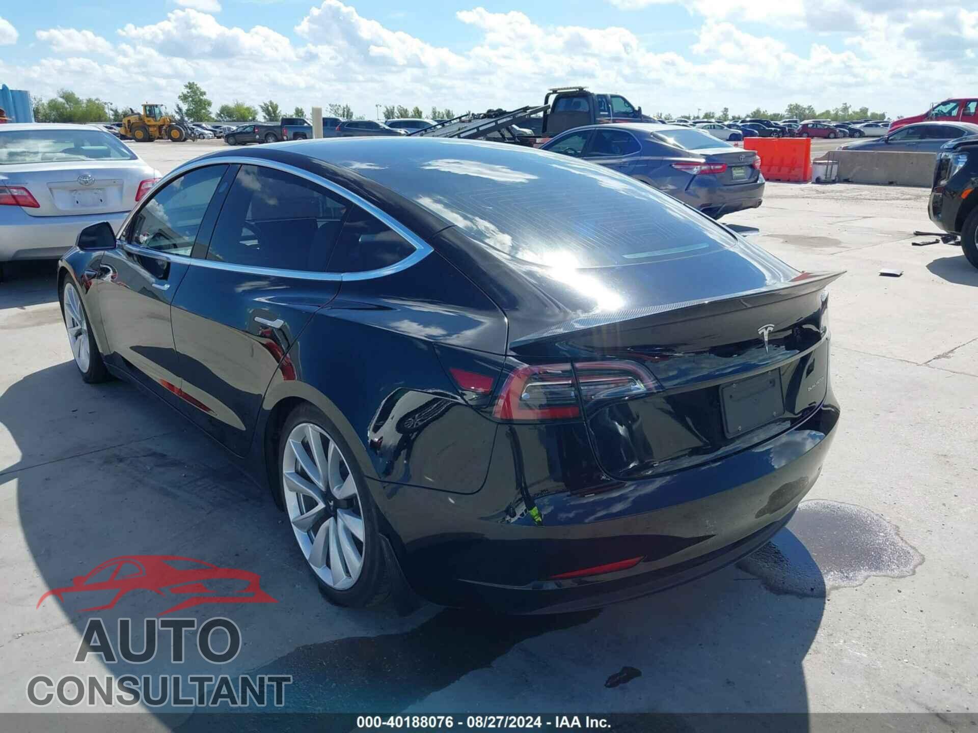TESLA MODEL 3 2019 - 5YJ3E1EB8KF391451