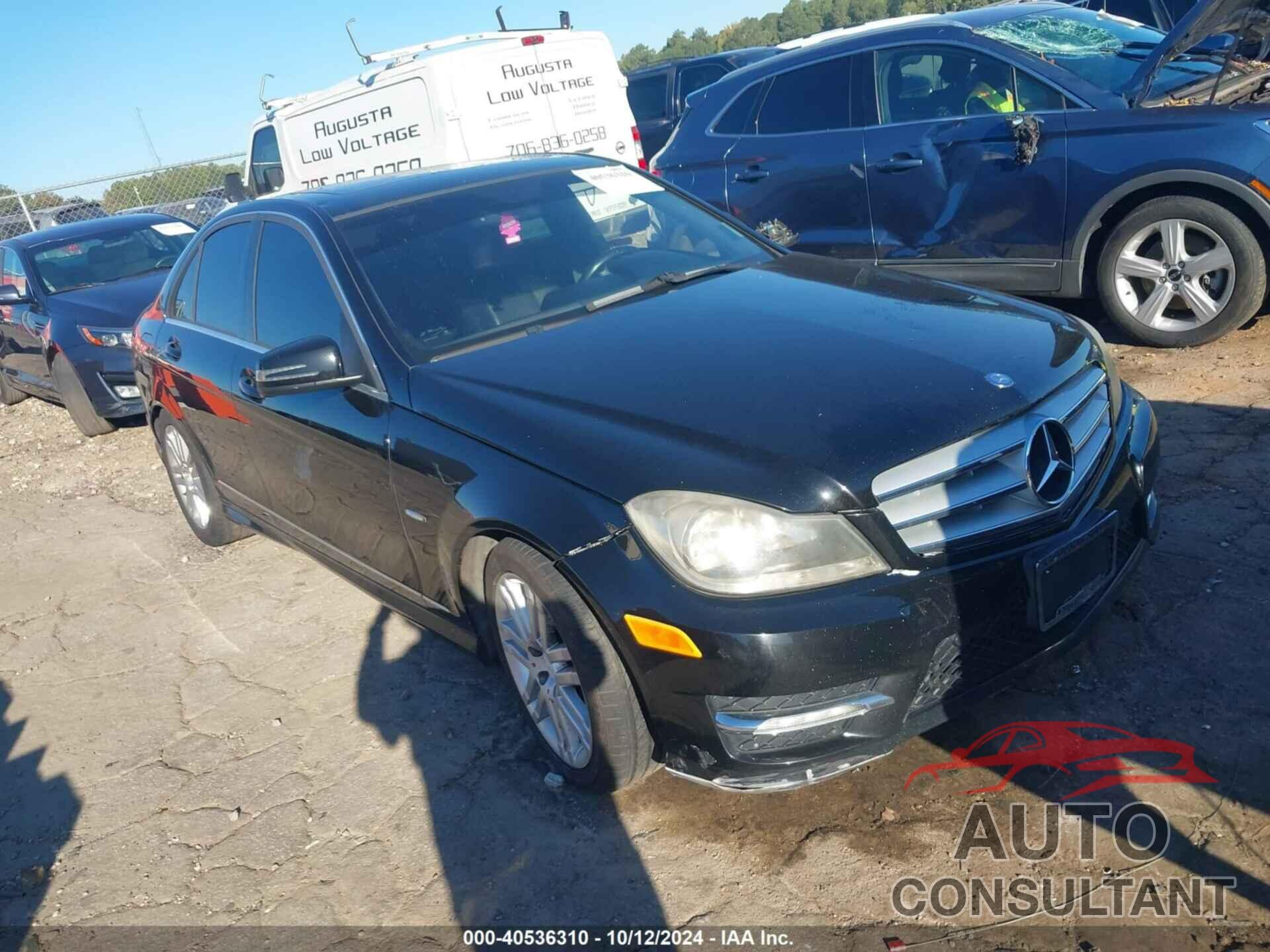 MERCEDES-BENZ C 250 2012 - WDDGF4HB2CR215802