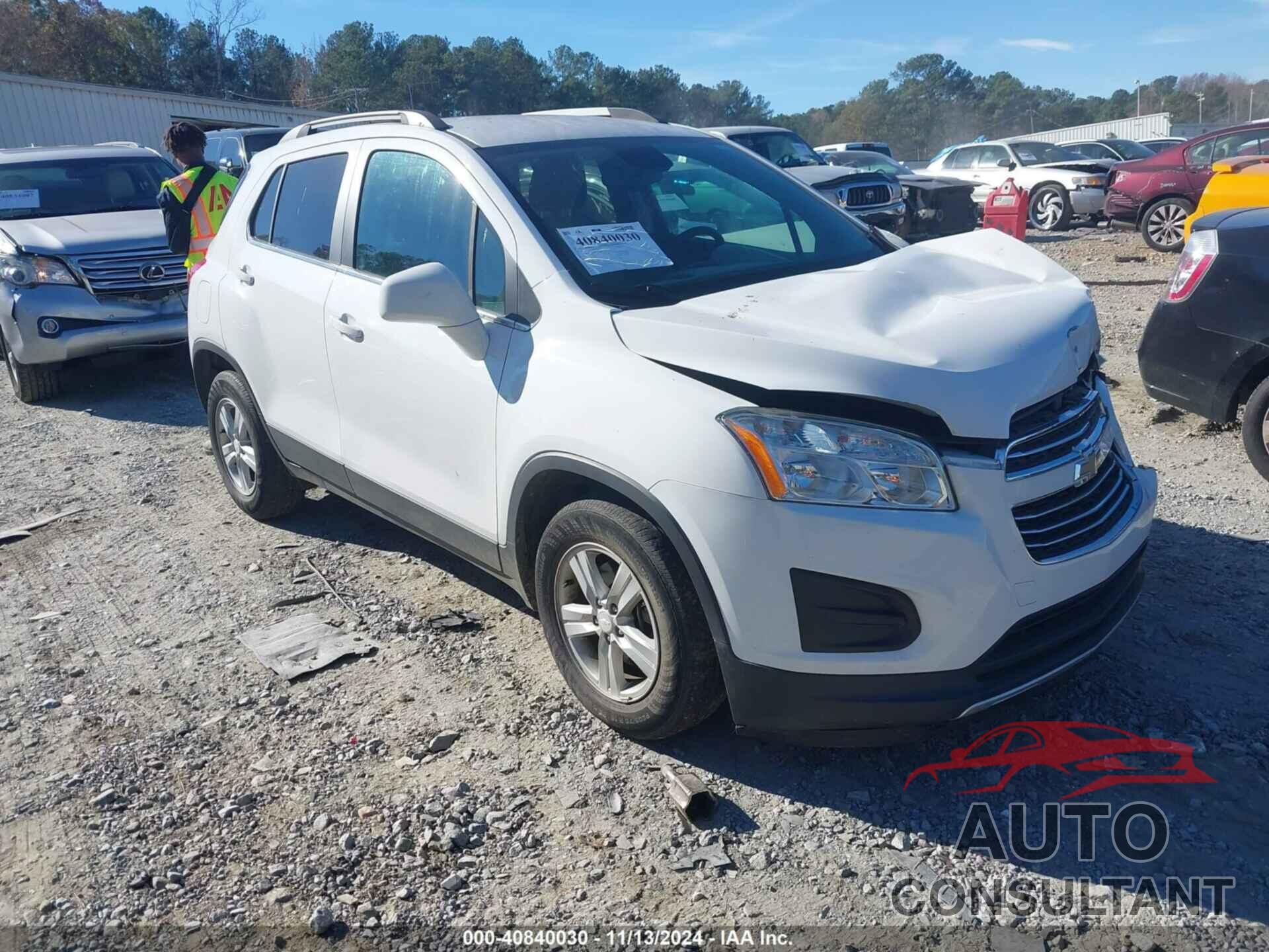 CHEVROLET TRAX 2016 - 3GNCJLSB3GL243557