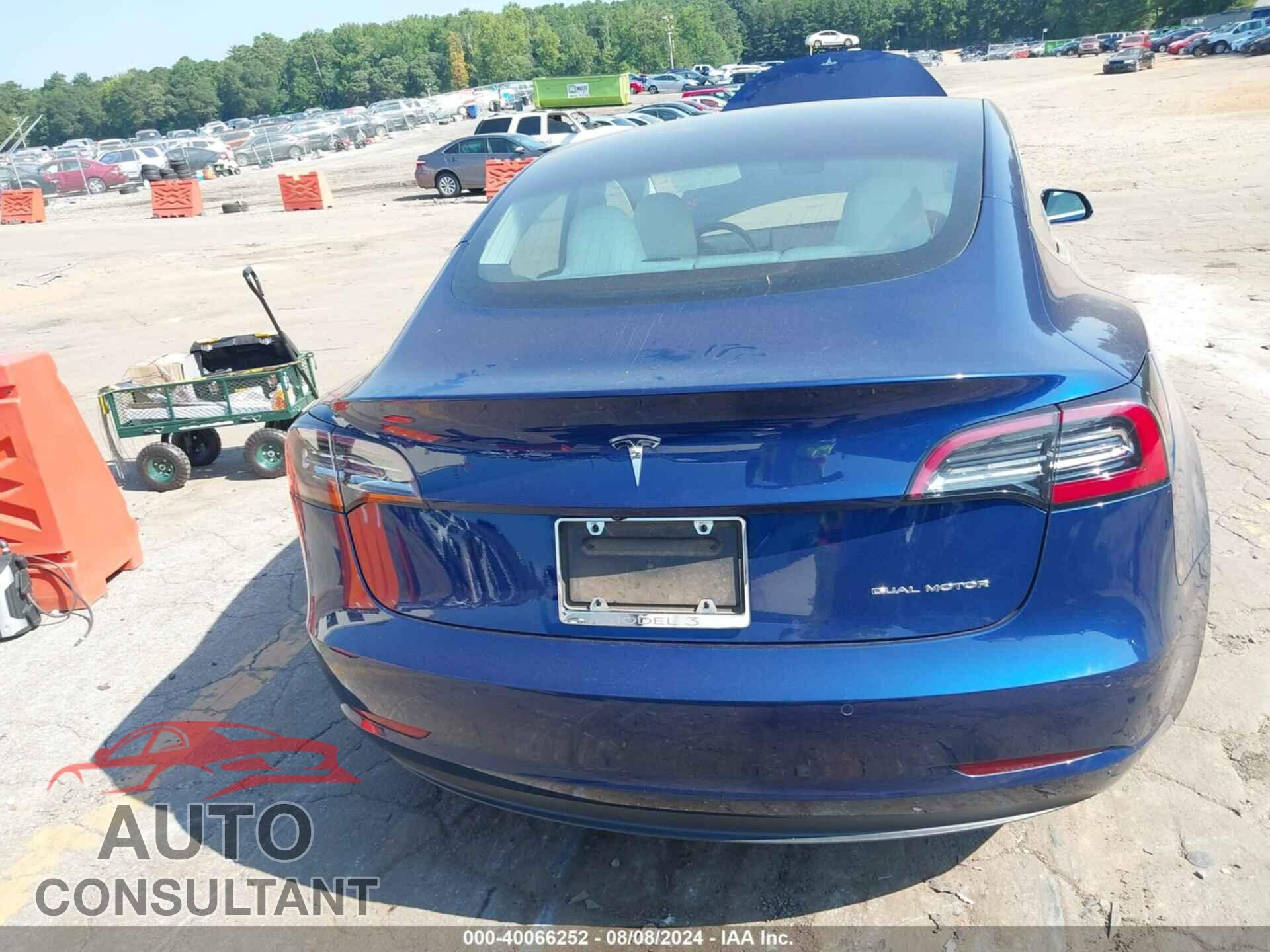 TESLA MODEL 3 2019 - 5YJ3E1EB9KF391037