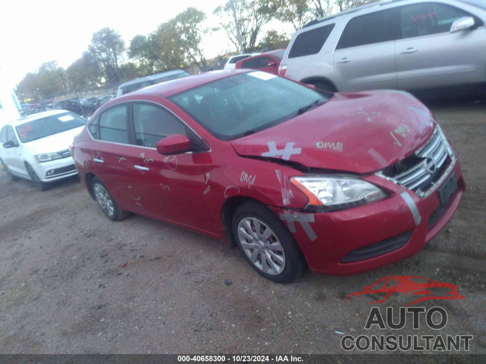 NISSAN SENTRA 2013 - 3N1AB7APXDL634351