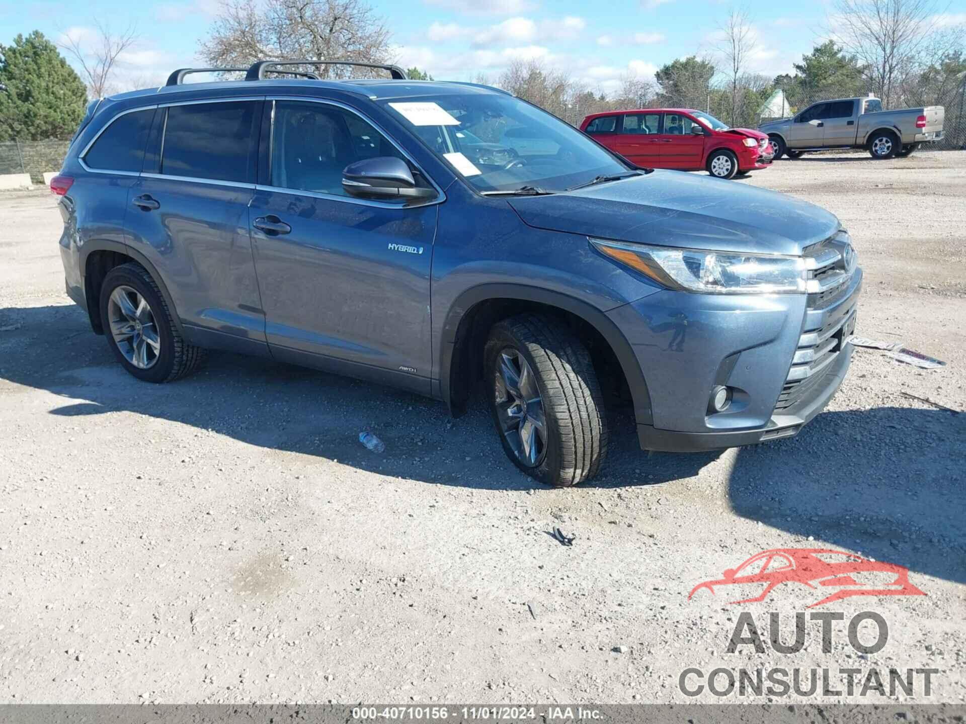 TOYOTA HIGHLANDER HYBRID 2017 - 5TDDGRFH4HS035731