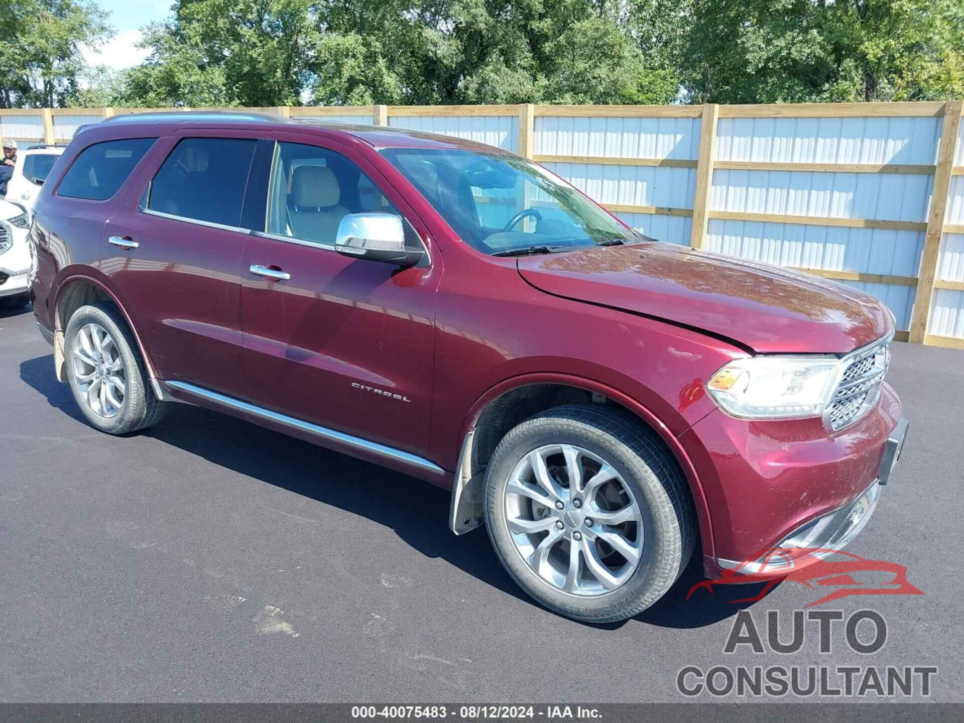 DODGE DURANGO 2016 - 1C4RDJEG4GC308966