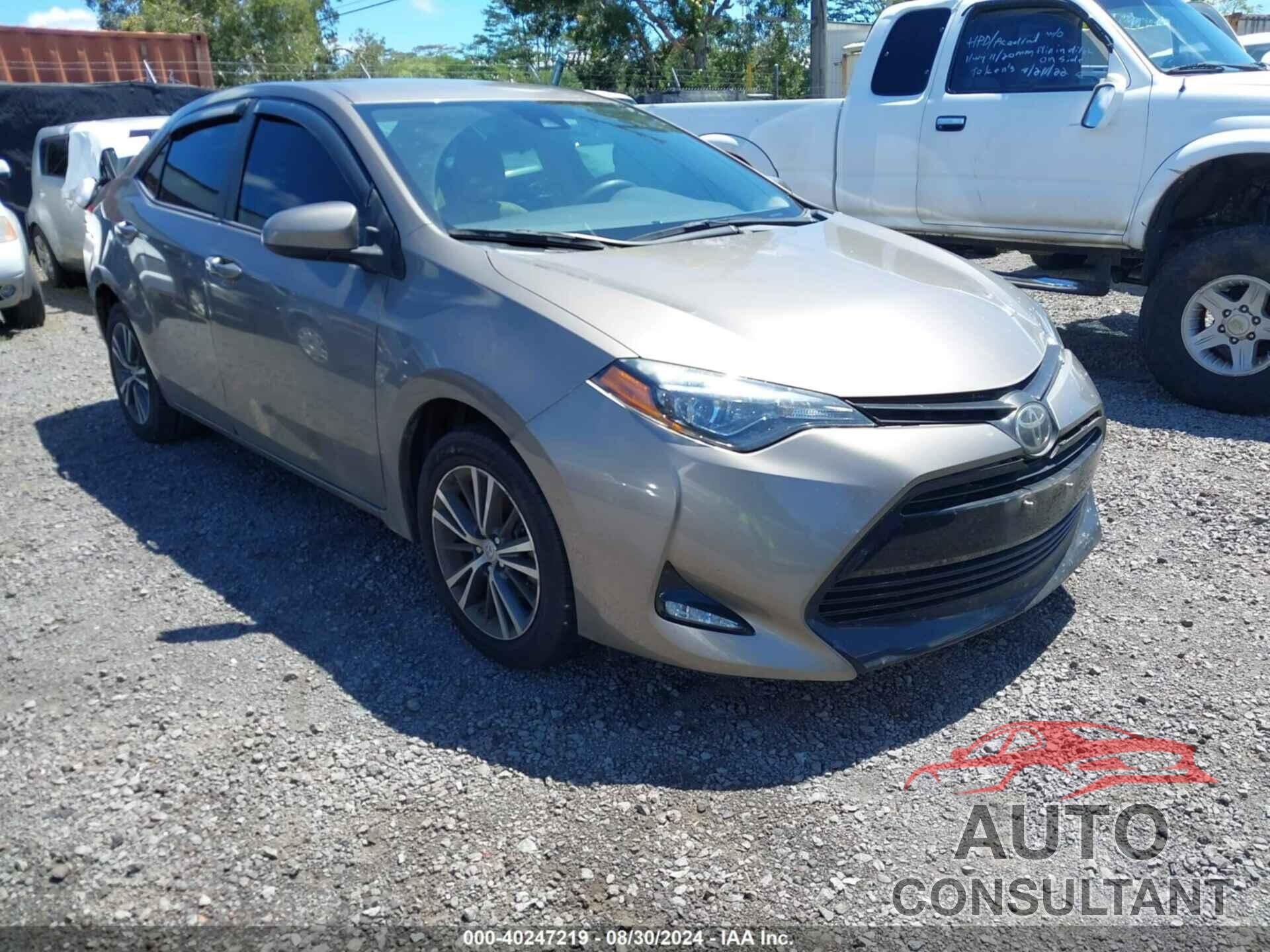 TOYOTA COROLLA 2019 - 5YFBURHE1KP862864