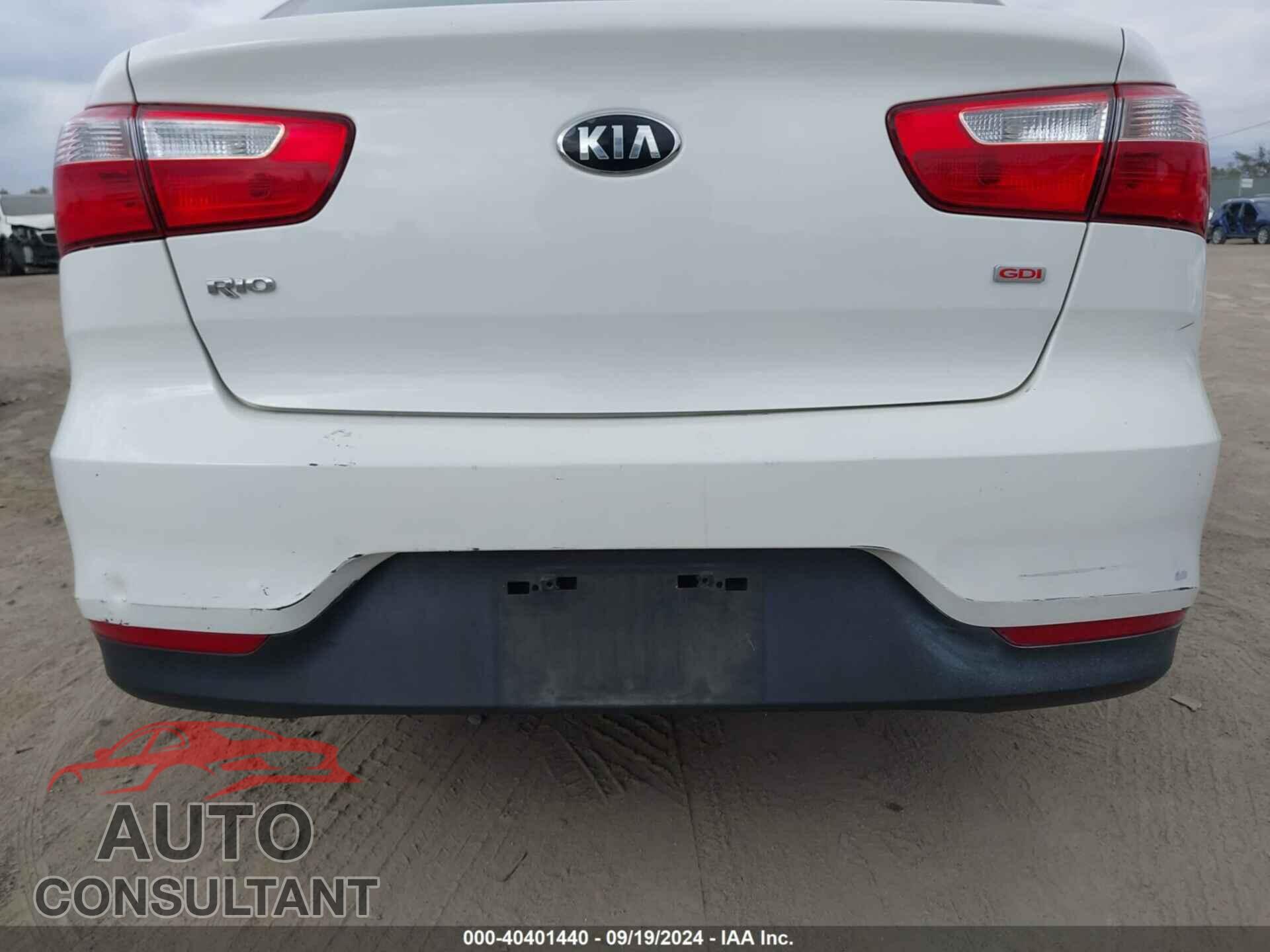 KIA RIO 2016 - KNADM4A33G6565613