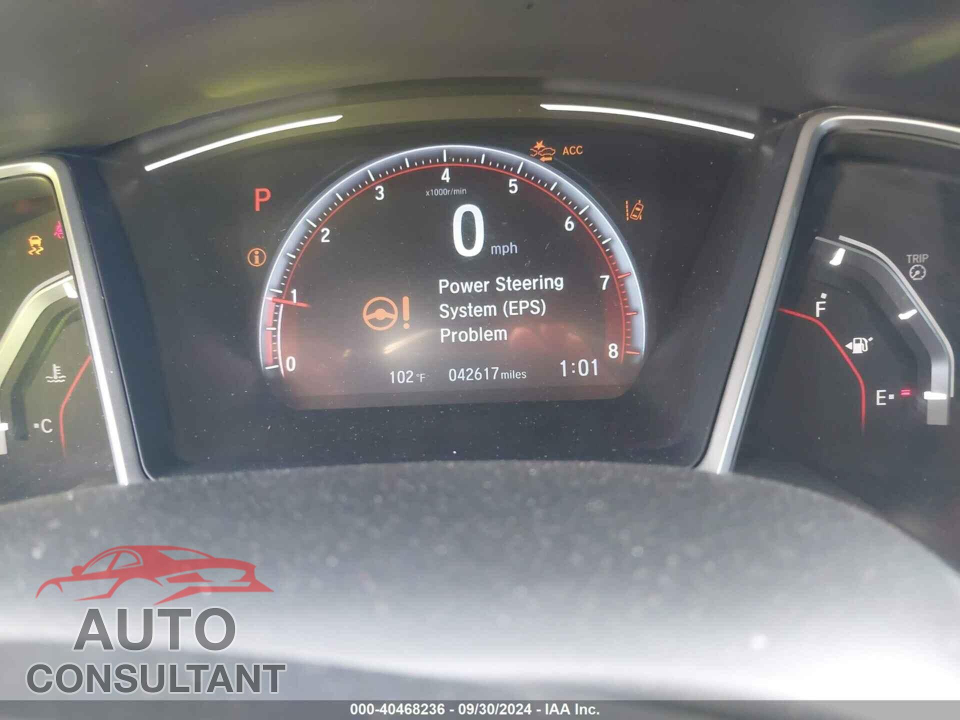 HONDA CIVIC 2019 - 2HGFC2F82KH596304