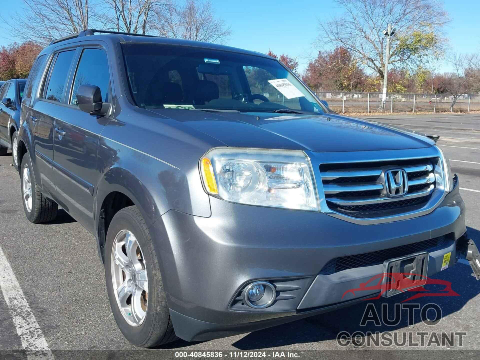 HONDA PILOT 2012 - 5FNYF4H53CB017390