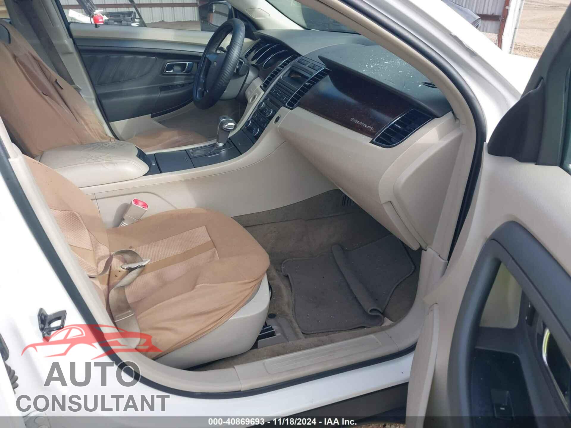 FORD TAURUS 2012 - 1FAHP2EW5CG107313