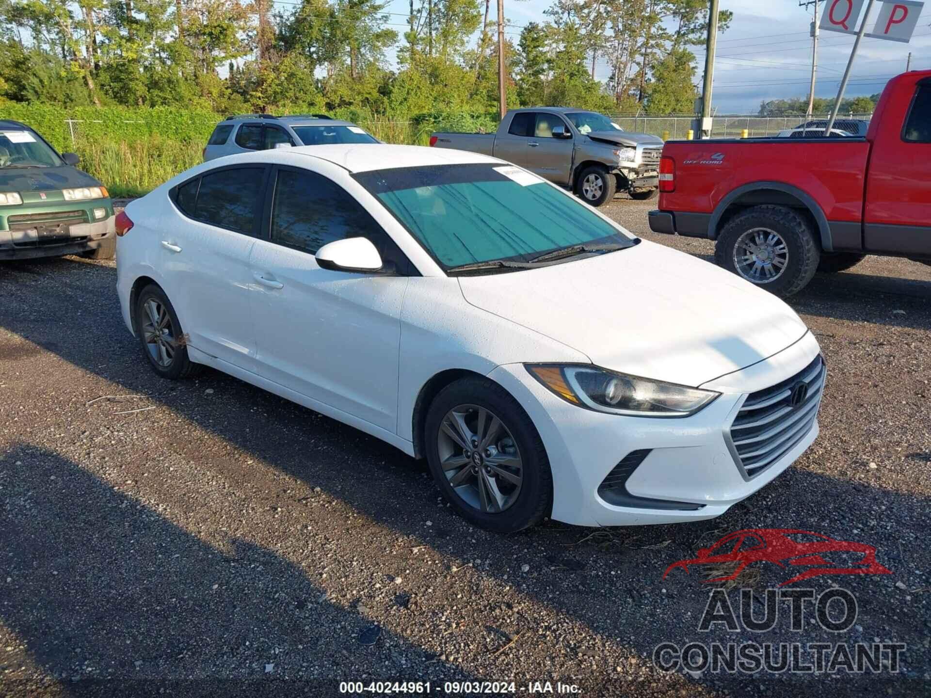 HYUNDAI ELANTRA 2018 - 5NPD84LF9JH235521