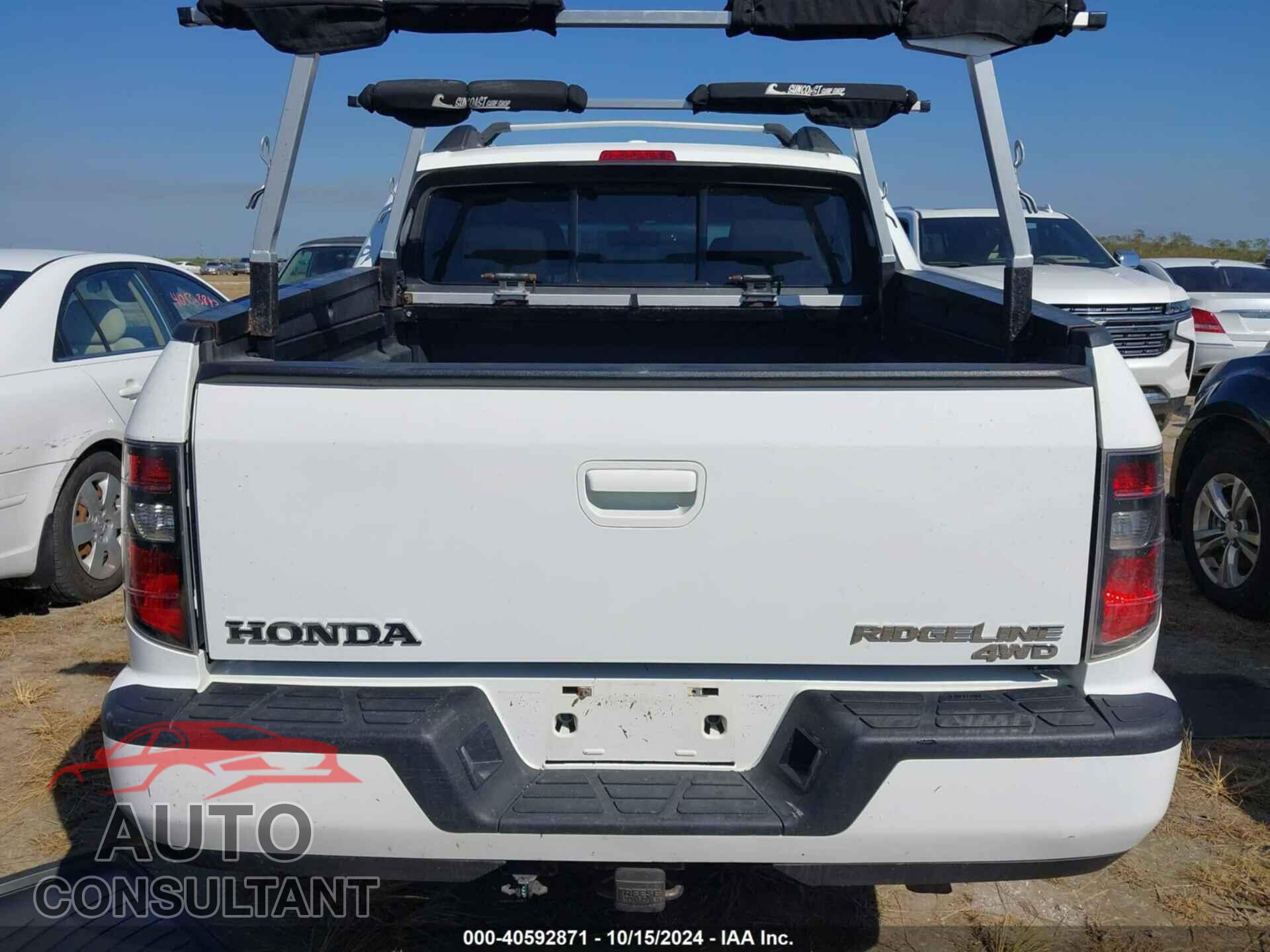 HONDA RIDGELINE 2012 - 5FPYK1F58CB460574