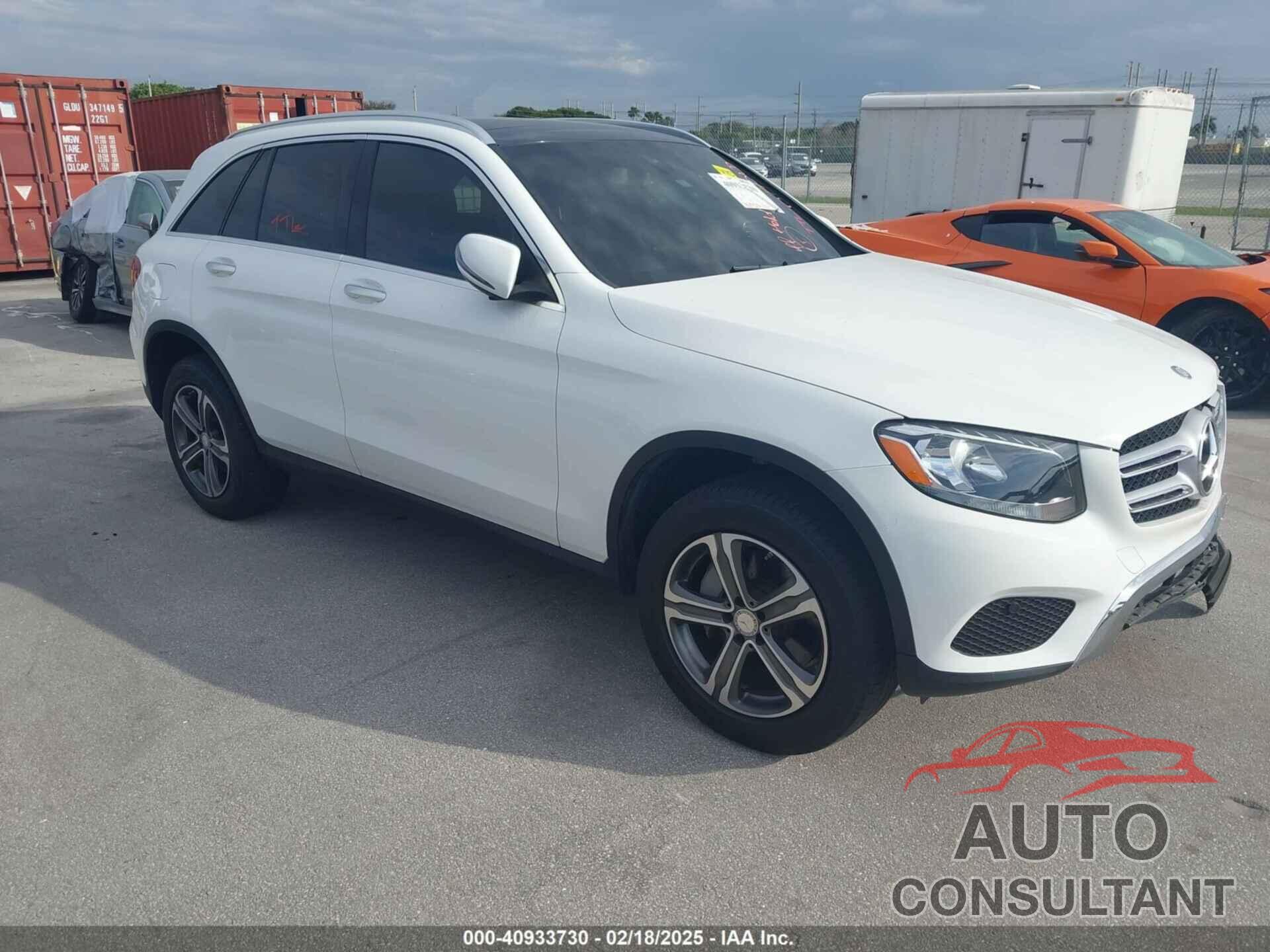 MERCEDES-BENZ GLC 300 2016 - WDC0G4JB2GF010307