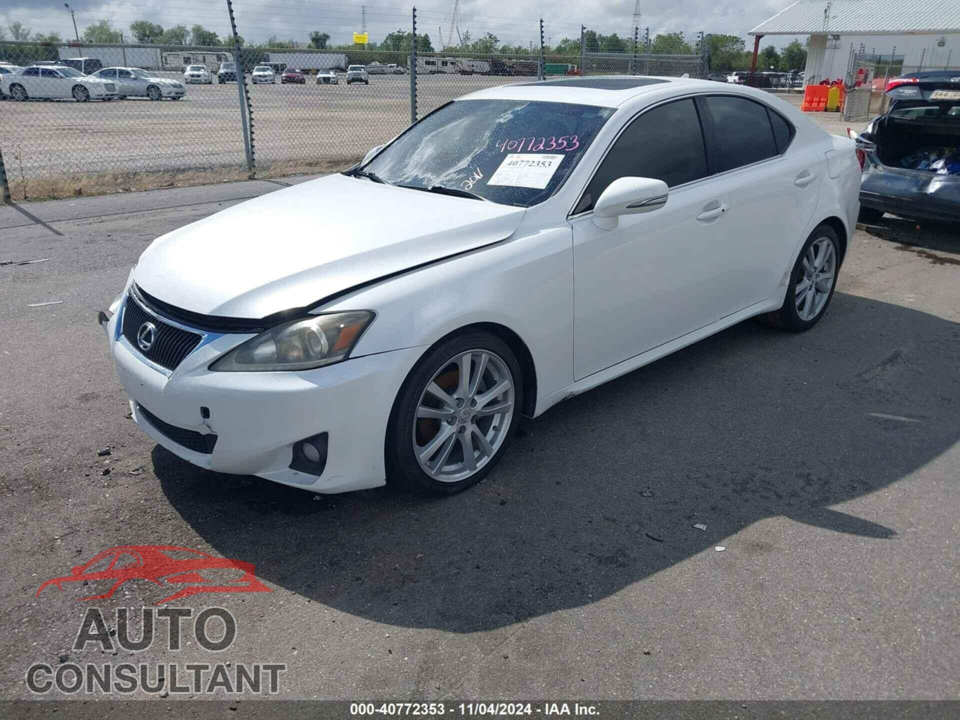 LEXUS IS 250 2011 - JTHBF5C2XB5140997