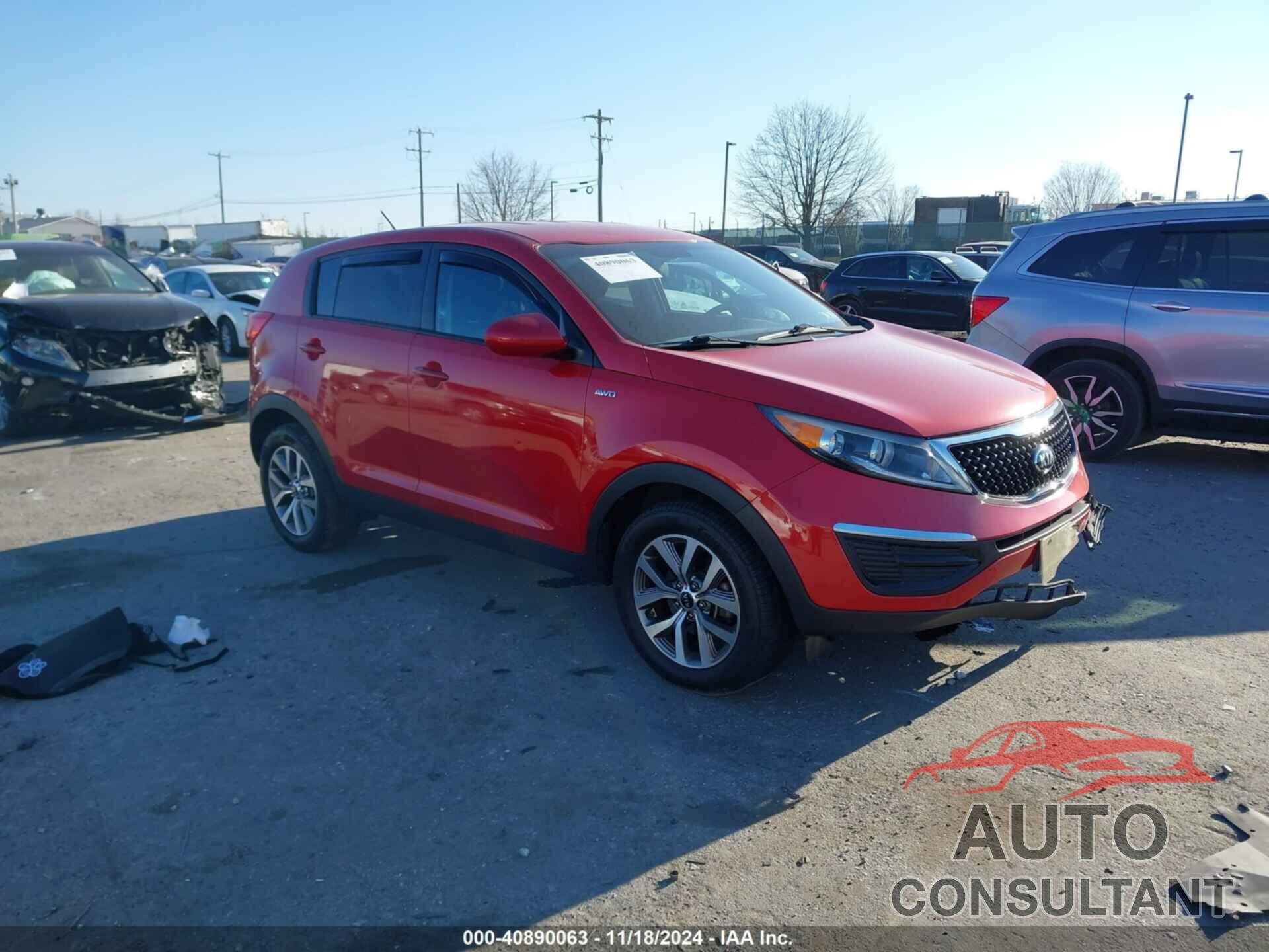 KIA SPORTAGE 2014 - KNDPBCAC5E7628685