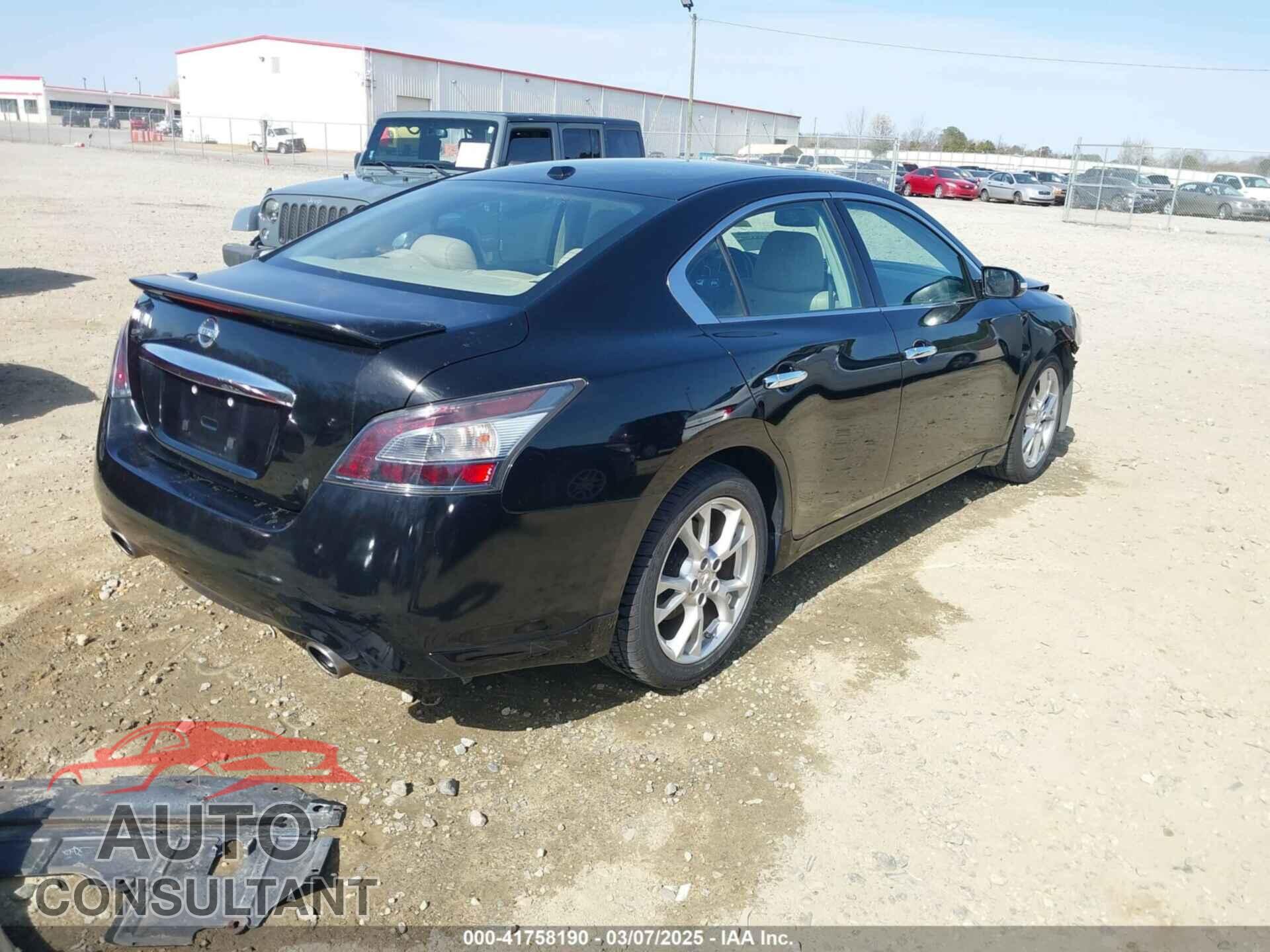 NISSAN MAXIMA 2012 - 1N4AA5AP1CC860802