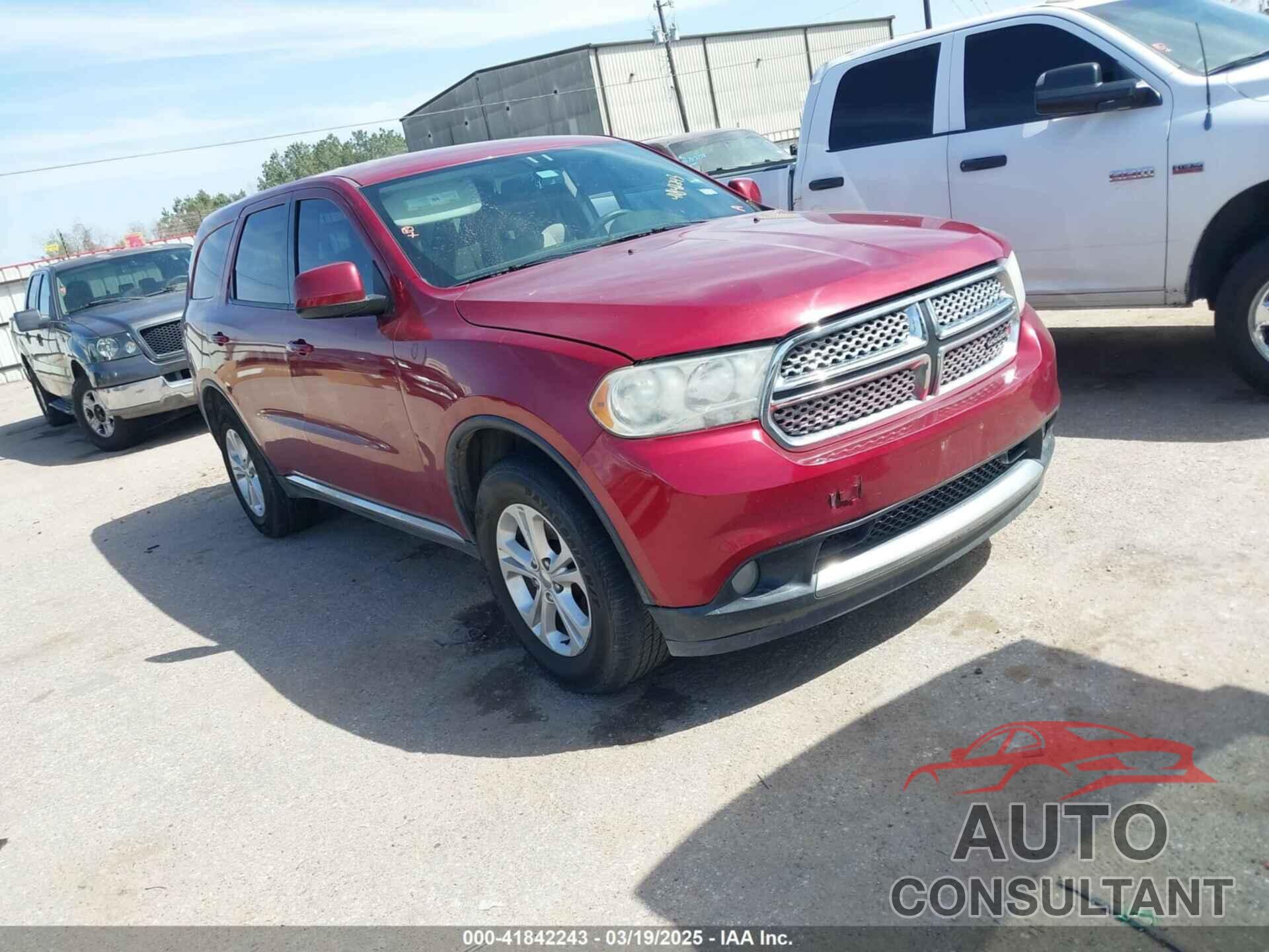 DODGE DURANGO 2013 - 1C4RDHAGXDC657365