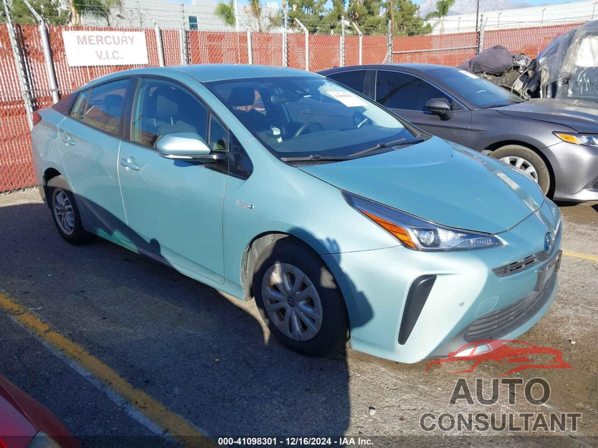 TOYOTA PRIUS 2020 - JTDKARFU2L3118302