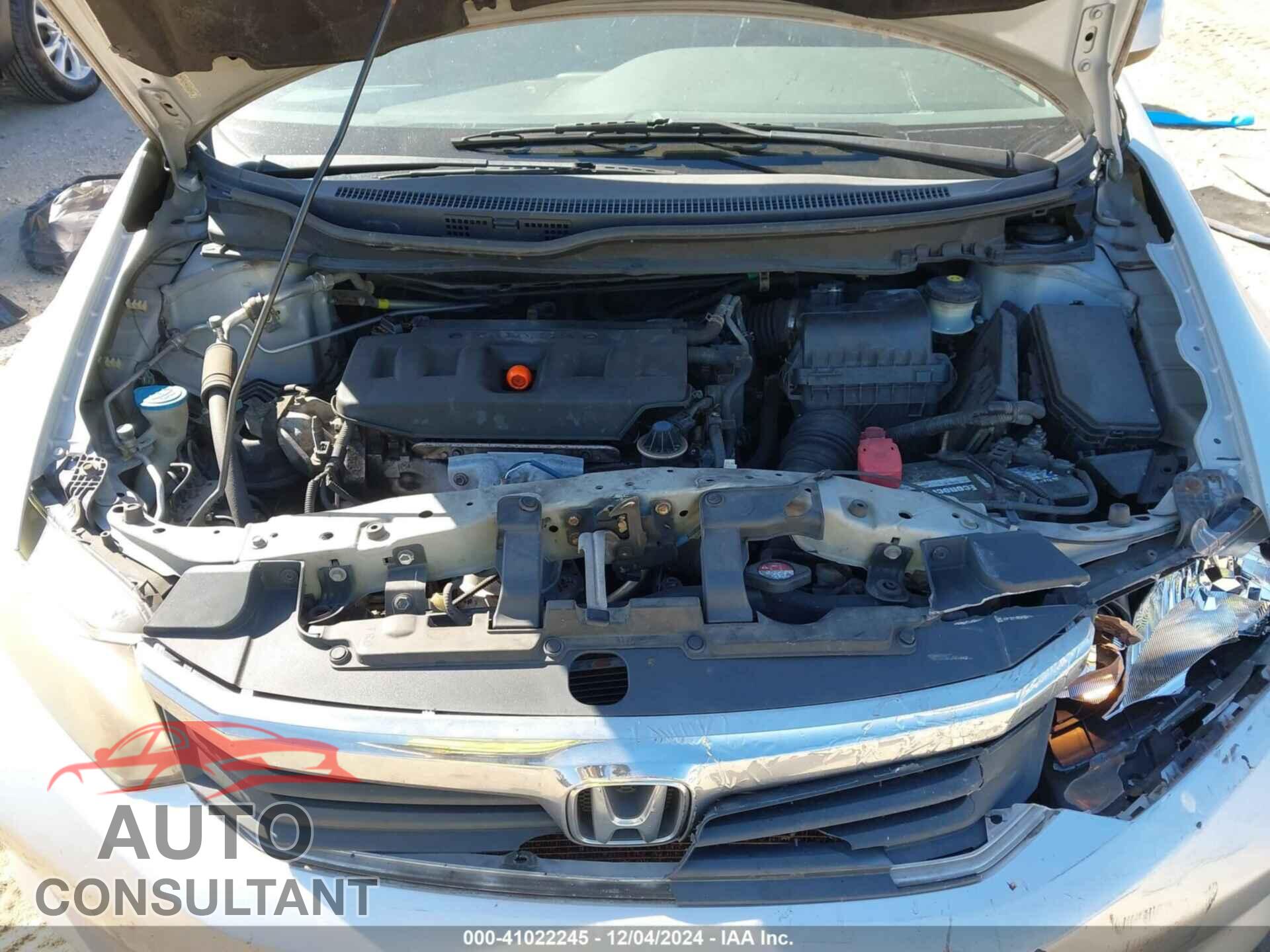HONDA CIVIC 2012 - 2HGFB2F54CH325416