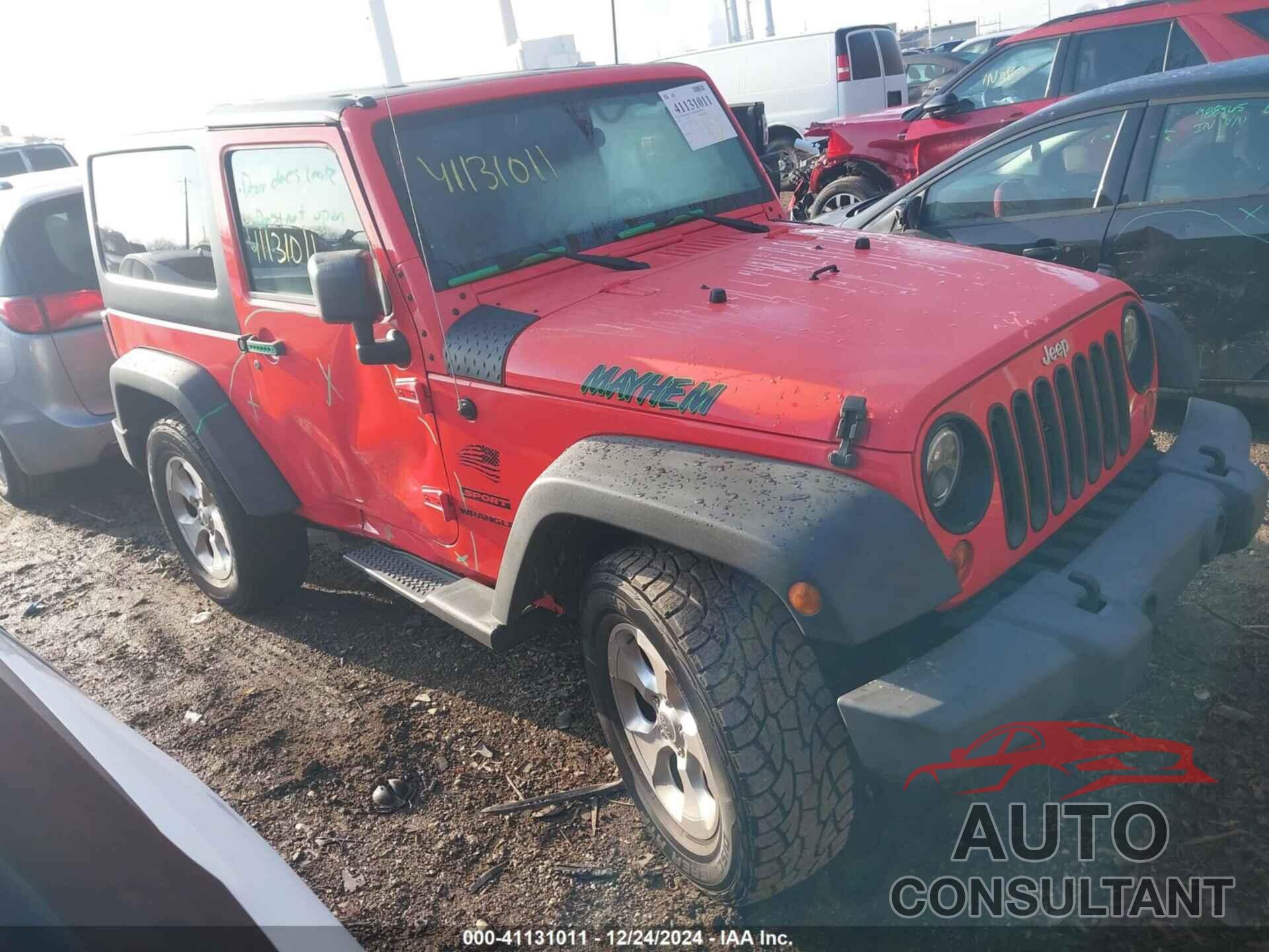 JEEP WRANGLER 2013 - 1C4AJWAG4DL665259