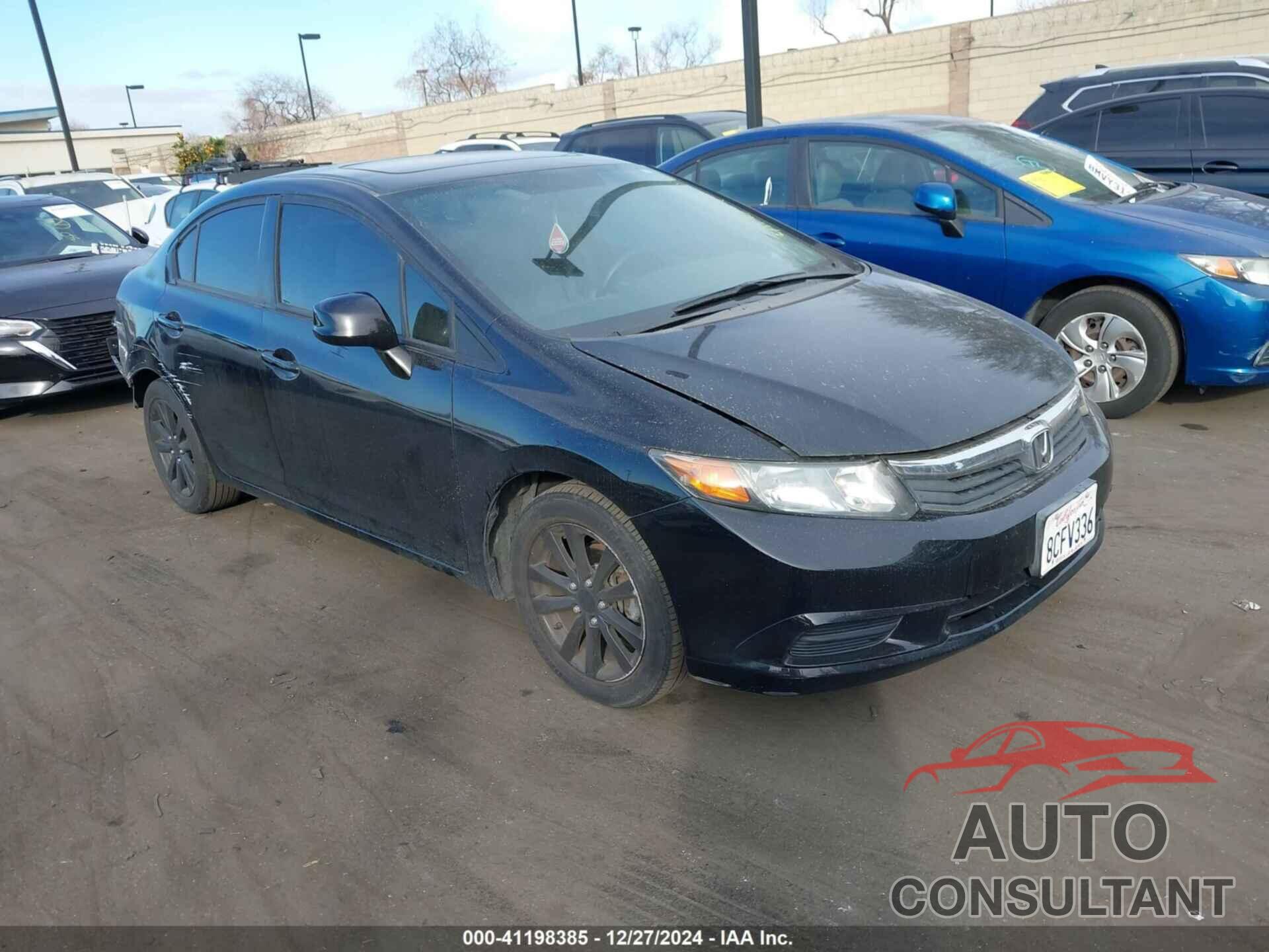 HONDA CIVIC 2012 - 19XFB2F81CE038426