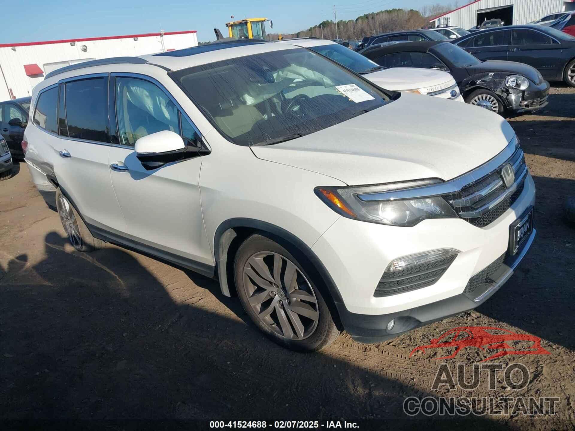 HONDA PILOT 2016 - 5FNYF5H96GB036210