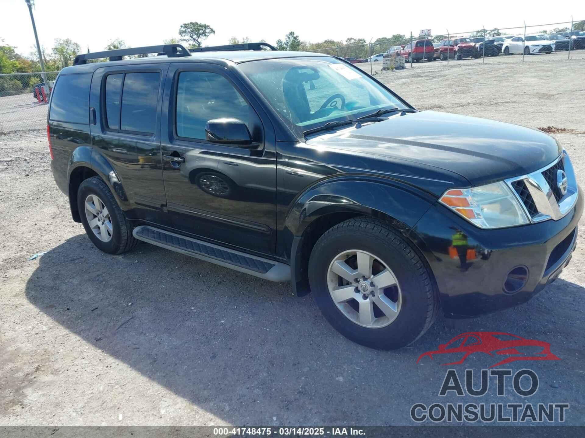 NISSAN PATHFINDER 2009 - 5N1AR18U19C616773