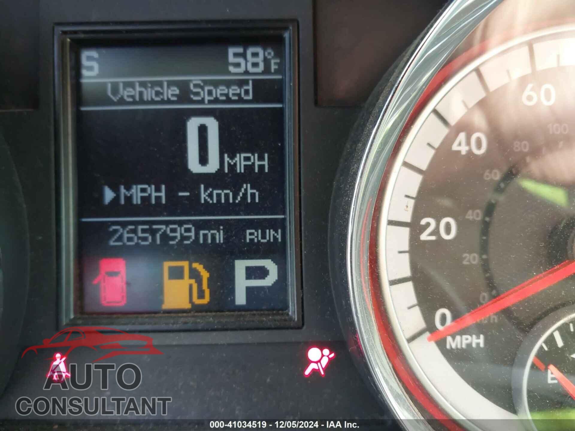 DODGE DURANGO 2011 - 1D4RD2GG7BC629785
