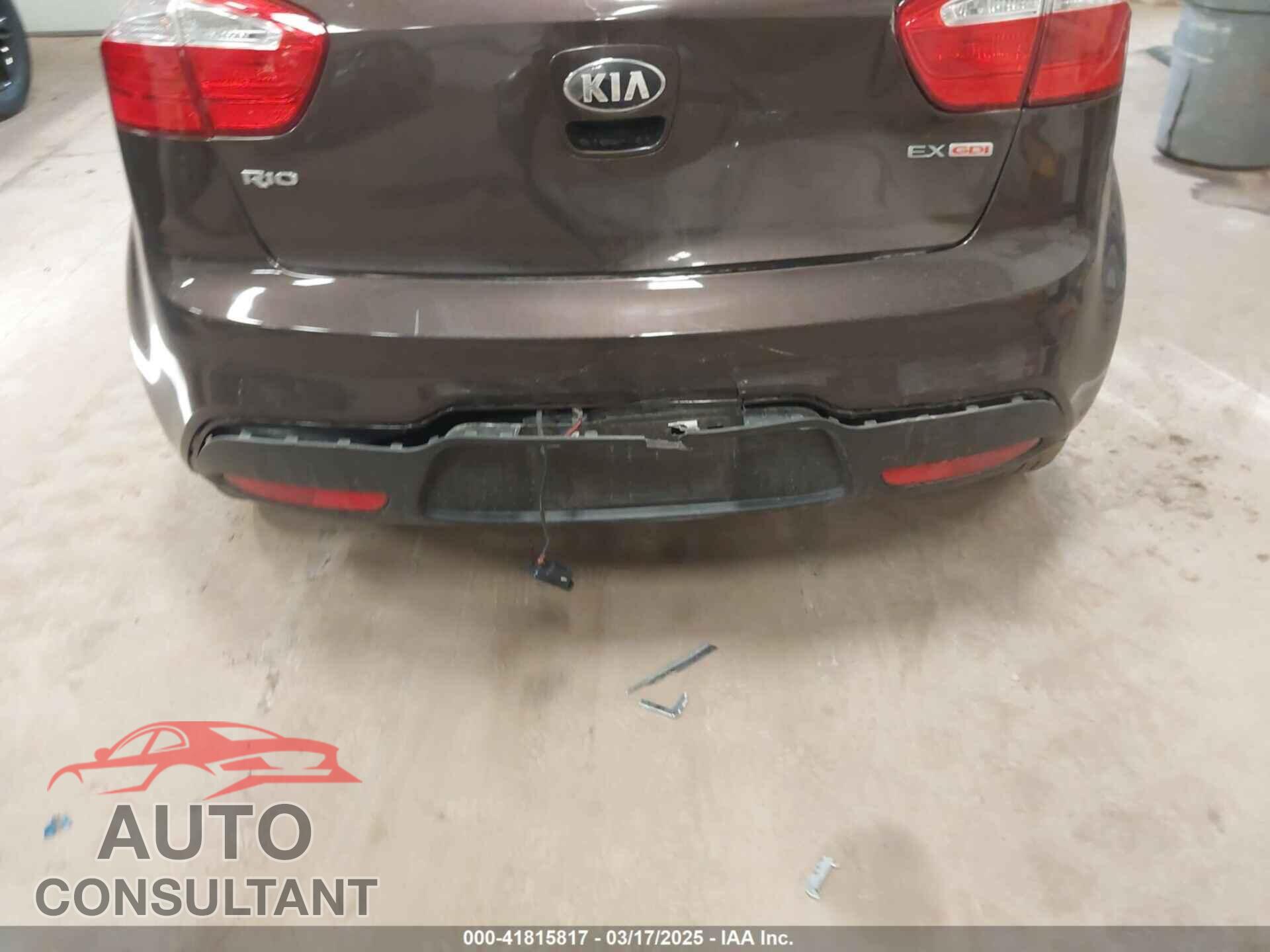 KIA RIO 2013 - KNADN5A32D6136879