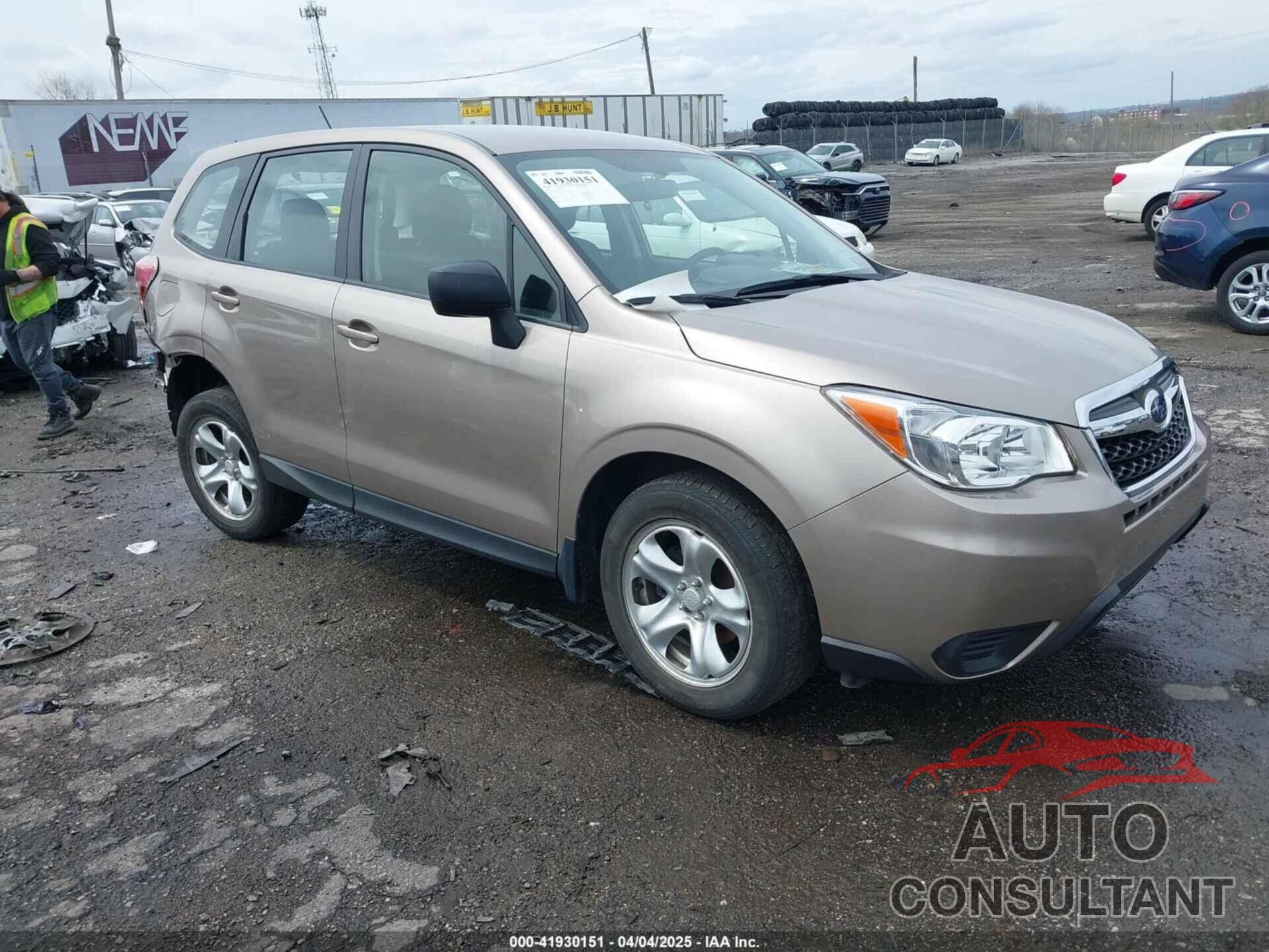 SUBARU FORESTER 2014 - JF2SJAAC9EH442810